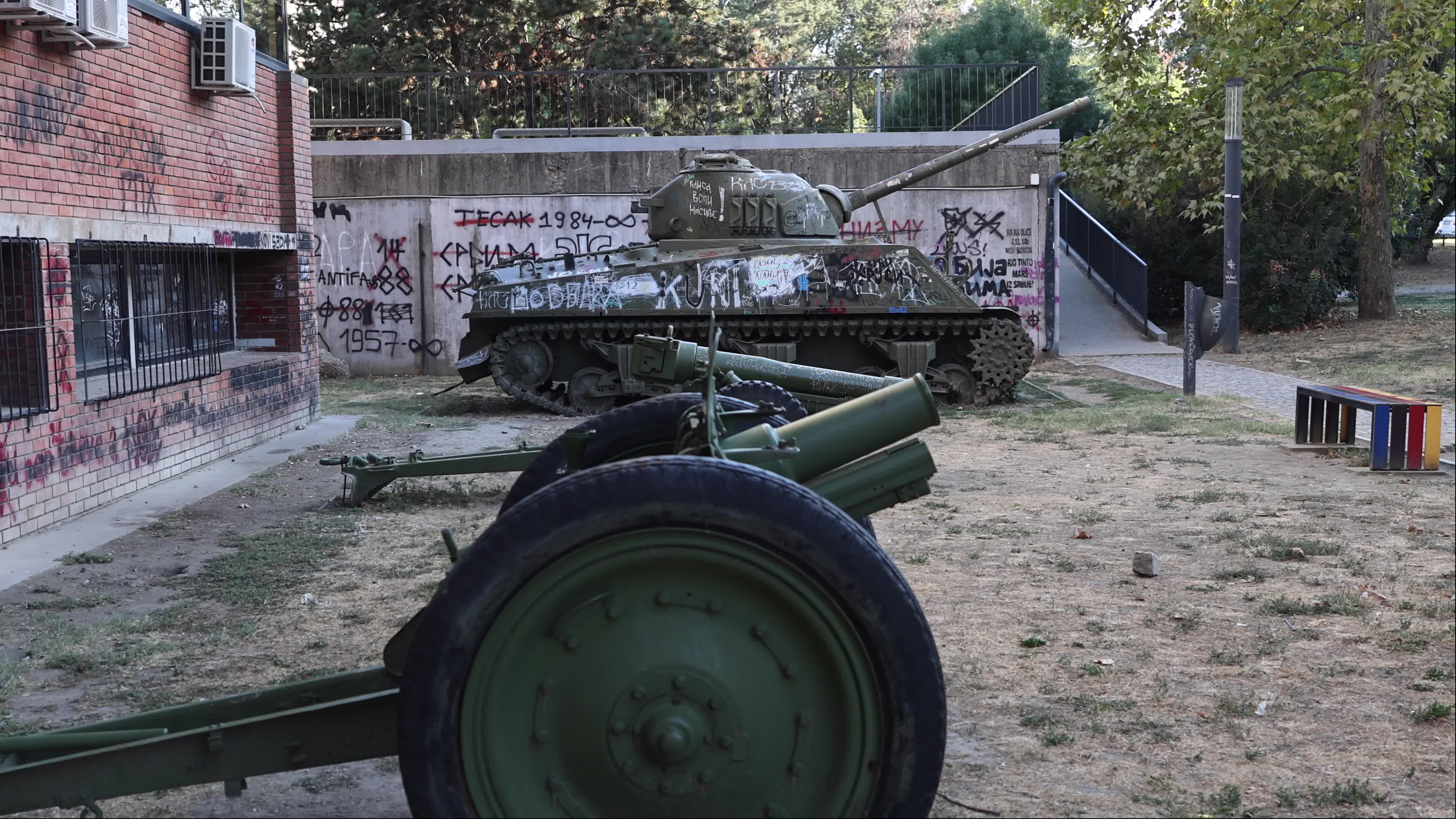 M4A3E4 Sherman Tank in Serbia