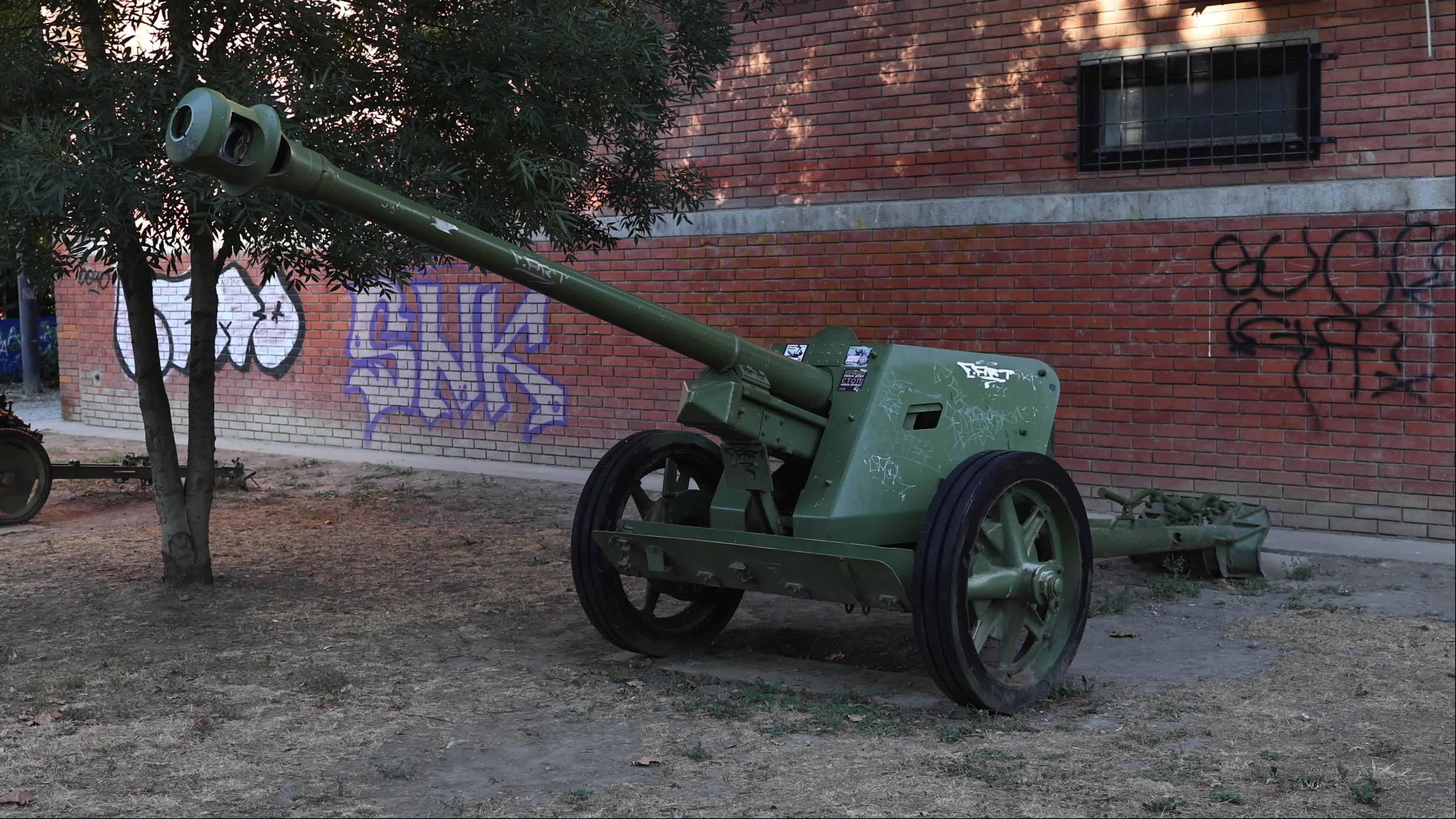 Military Equipment in Park Prisajedinjenja, Serbia