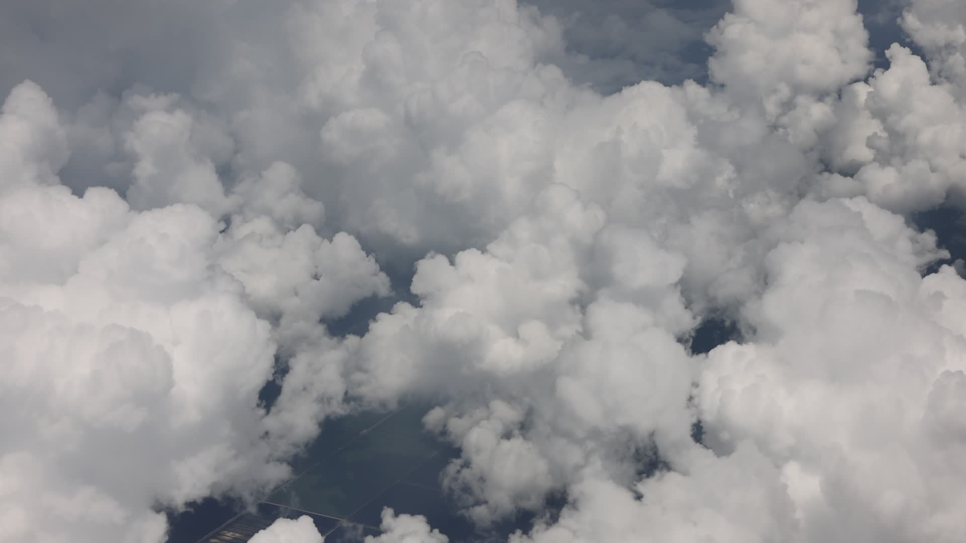 Clouds seen above Fort Lauderdale
