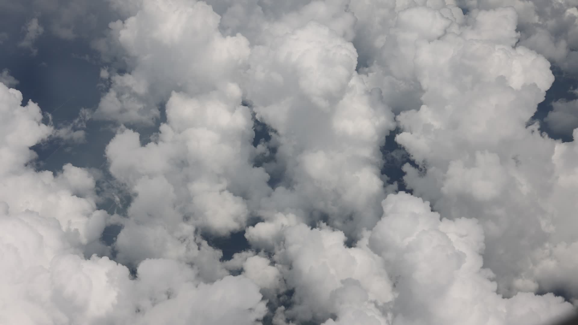 Clouds seen above Fort Lauderdale