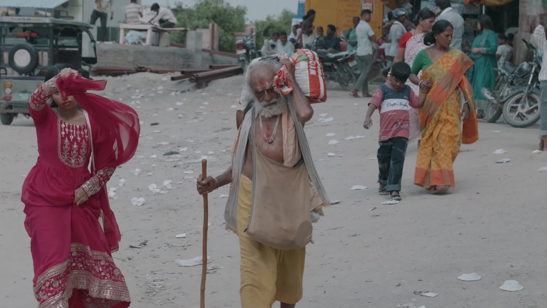 Daily Life in Vrindavan, Uttar Pradesh, India
