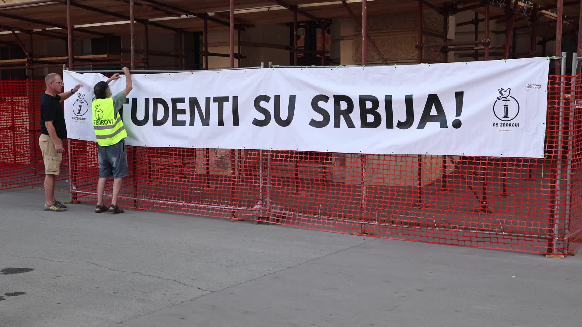 Opposition Rally in Novi Sad, Serbia