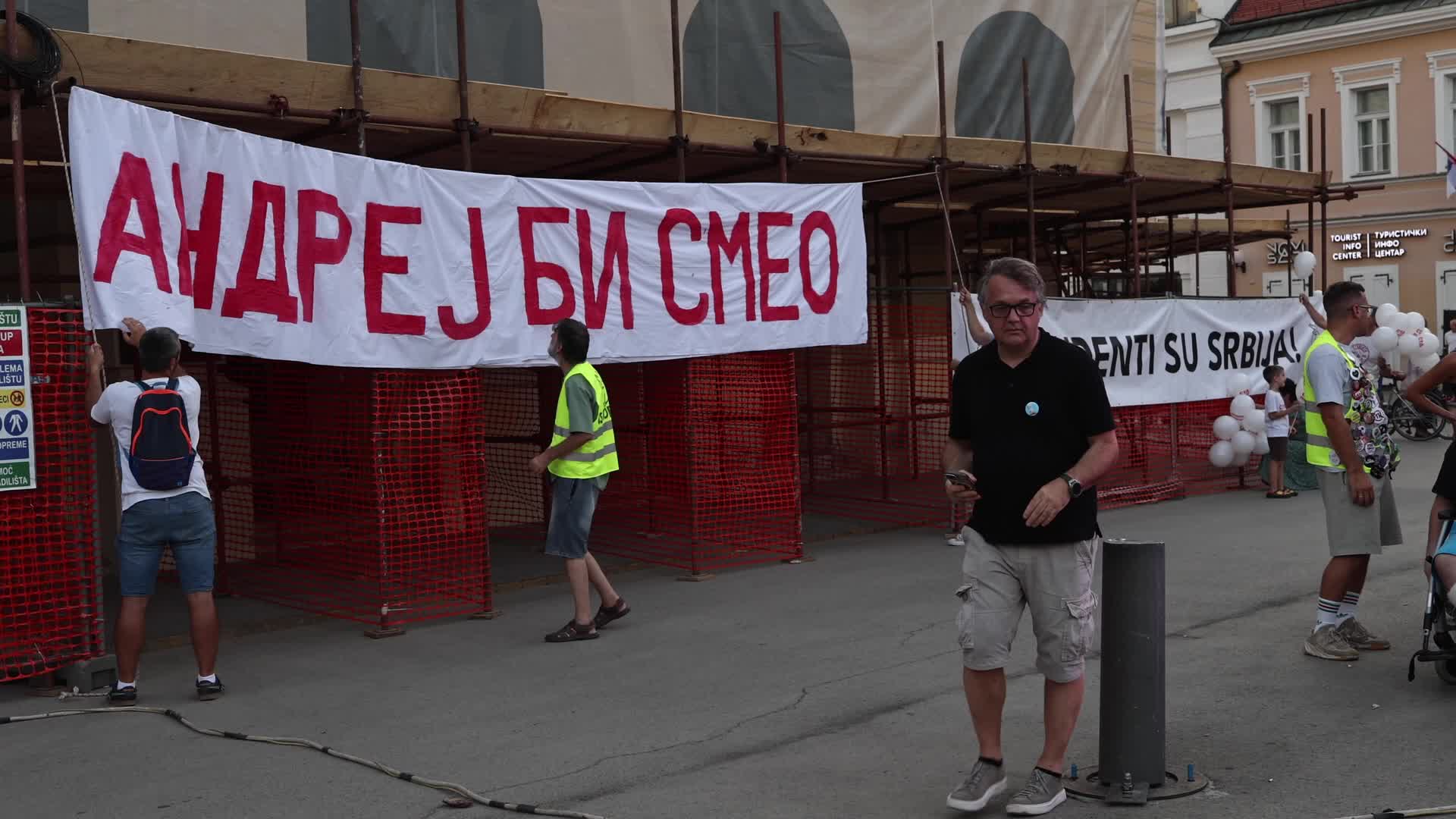 Opposition Rally in Novi Sad, Serbia