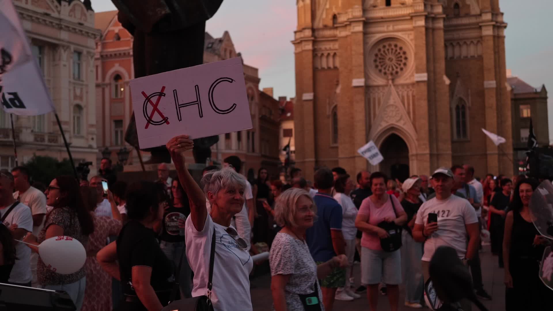 Opposition Rally in Novi Sad, Serbia