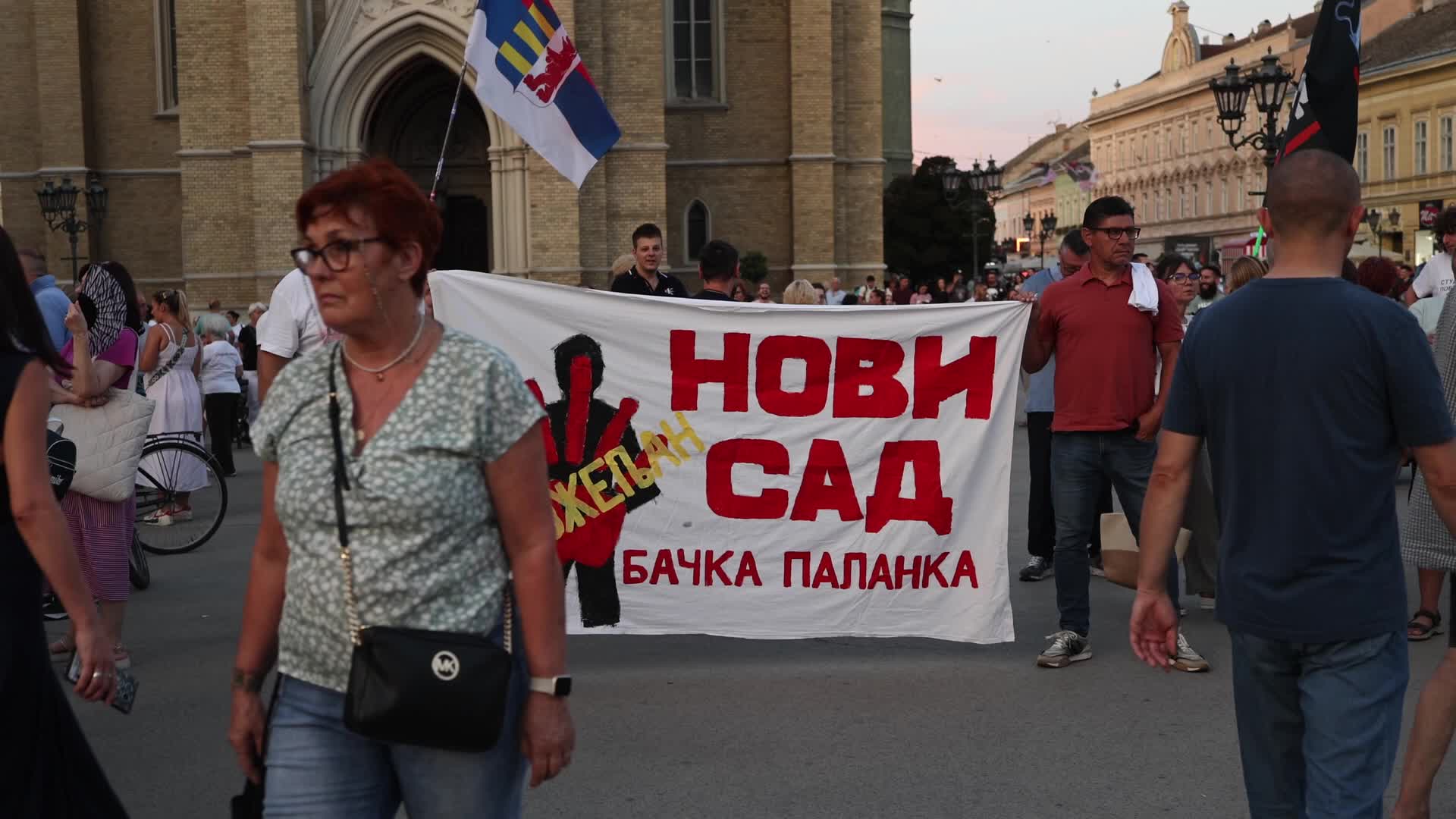 Opposition Rally in Novi Sad, Serbia