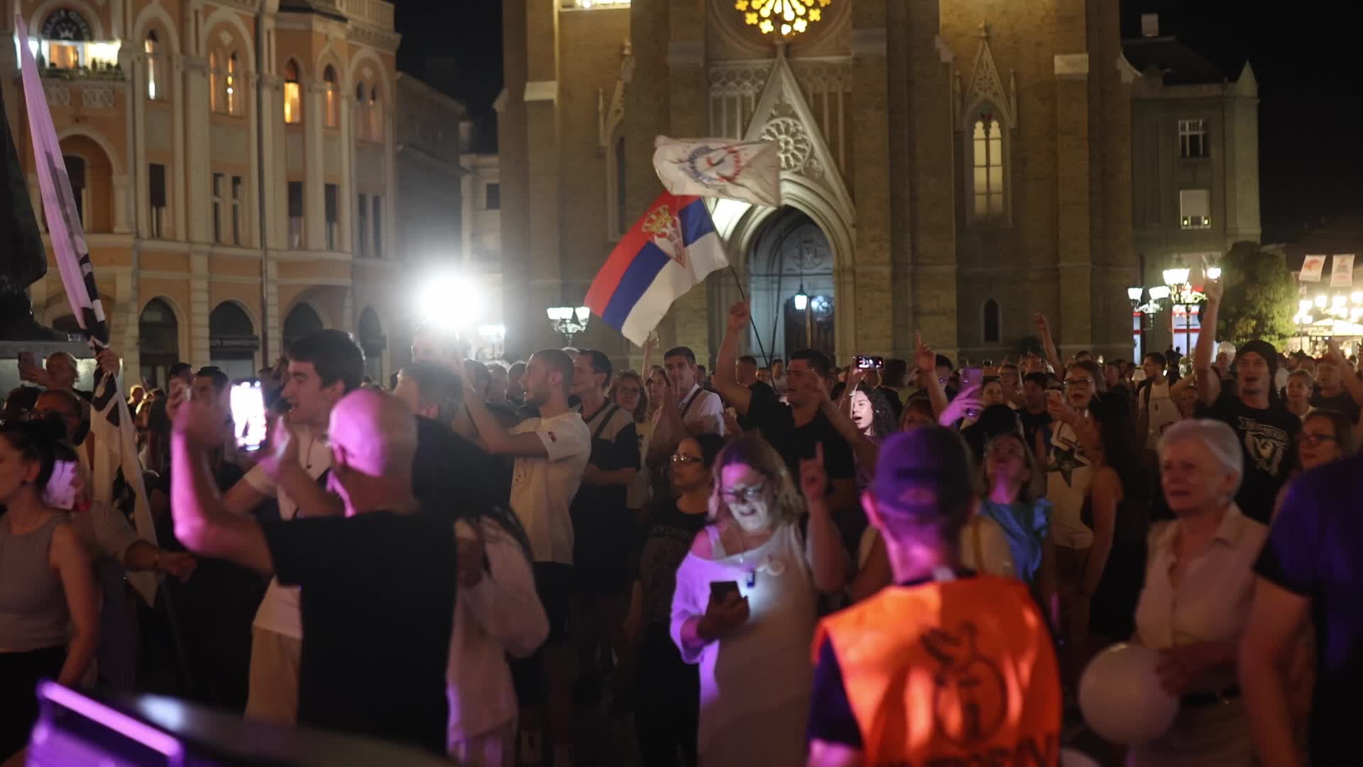 Opposition Rally in Novi Sad, Serbia