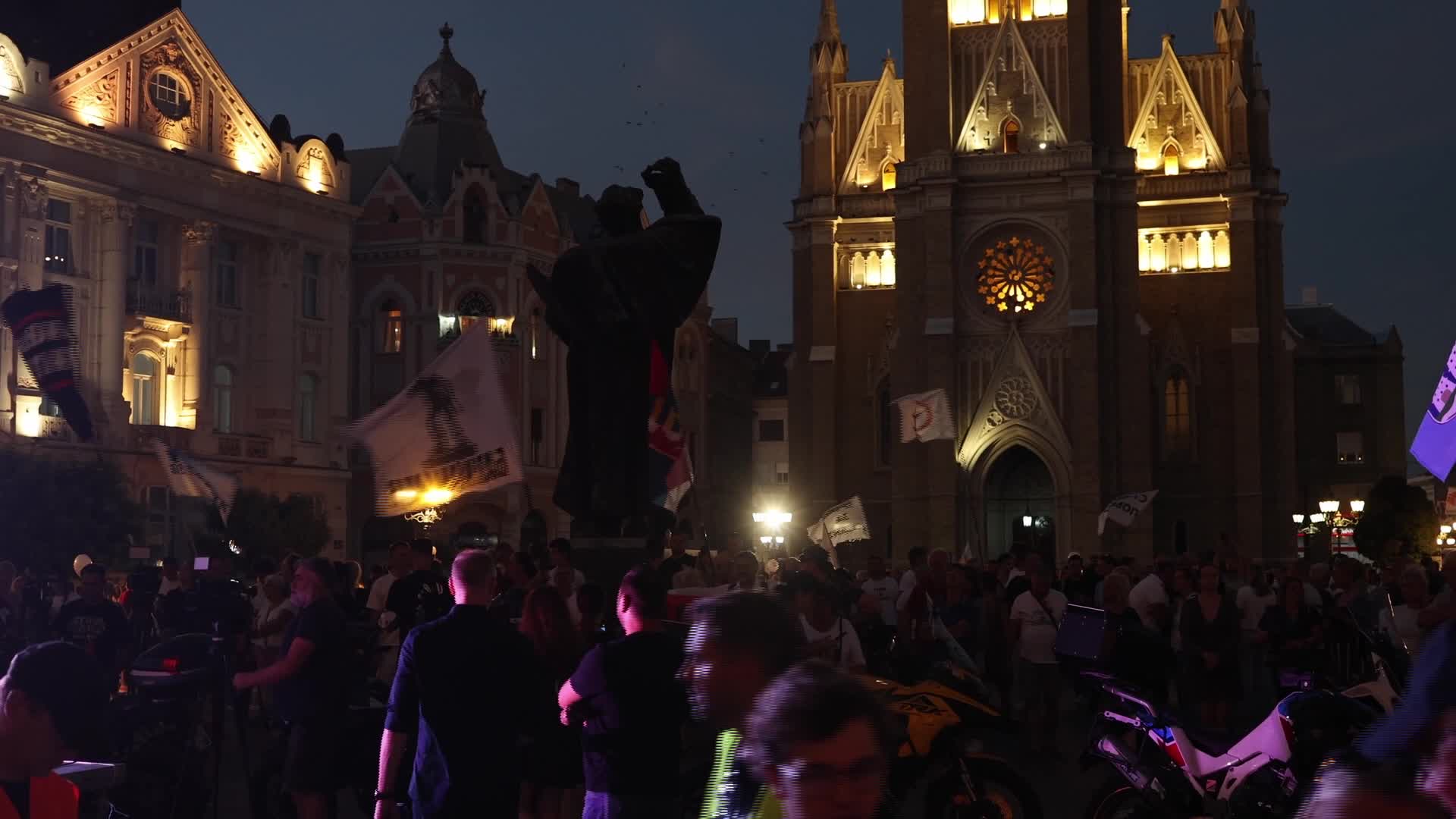 Opposition Rally in Novi Sad, Serbia - 09/04/2026