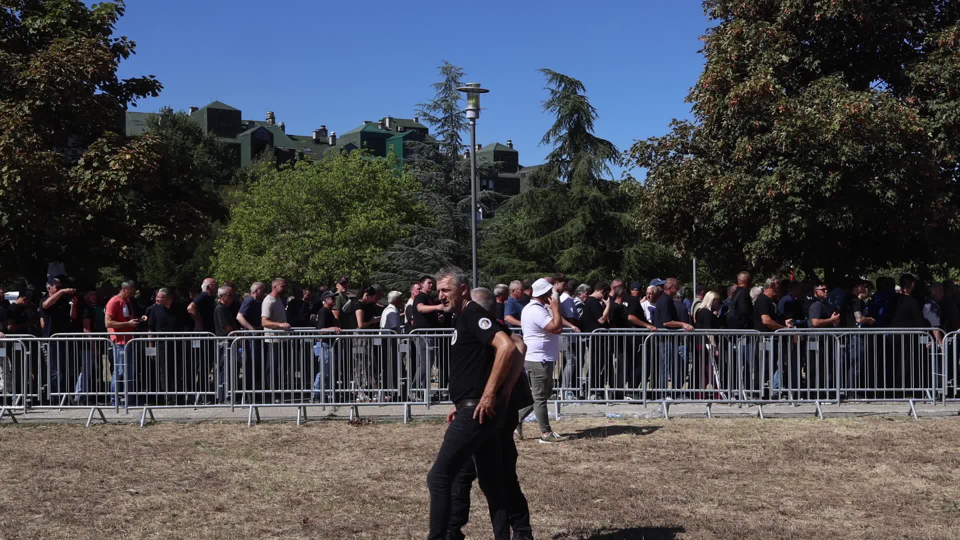 Farewell to Ratko Mladic in Belgrade, Serbia