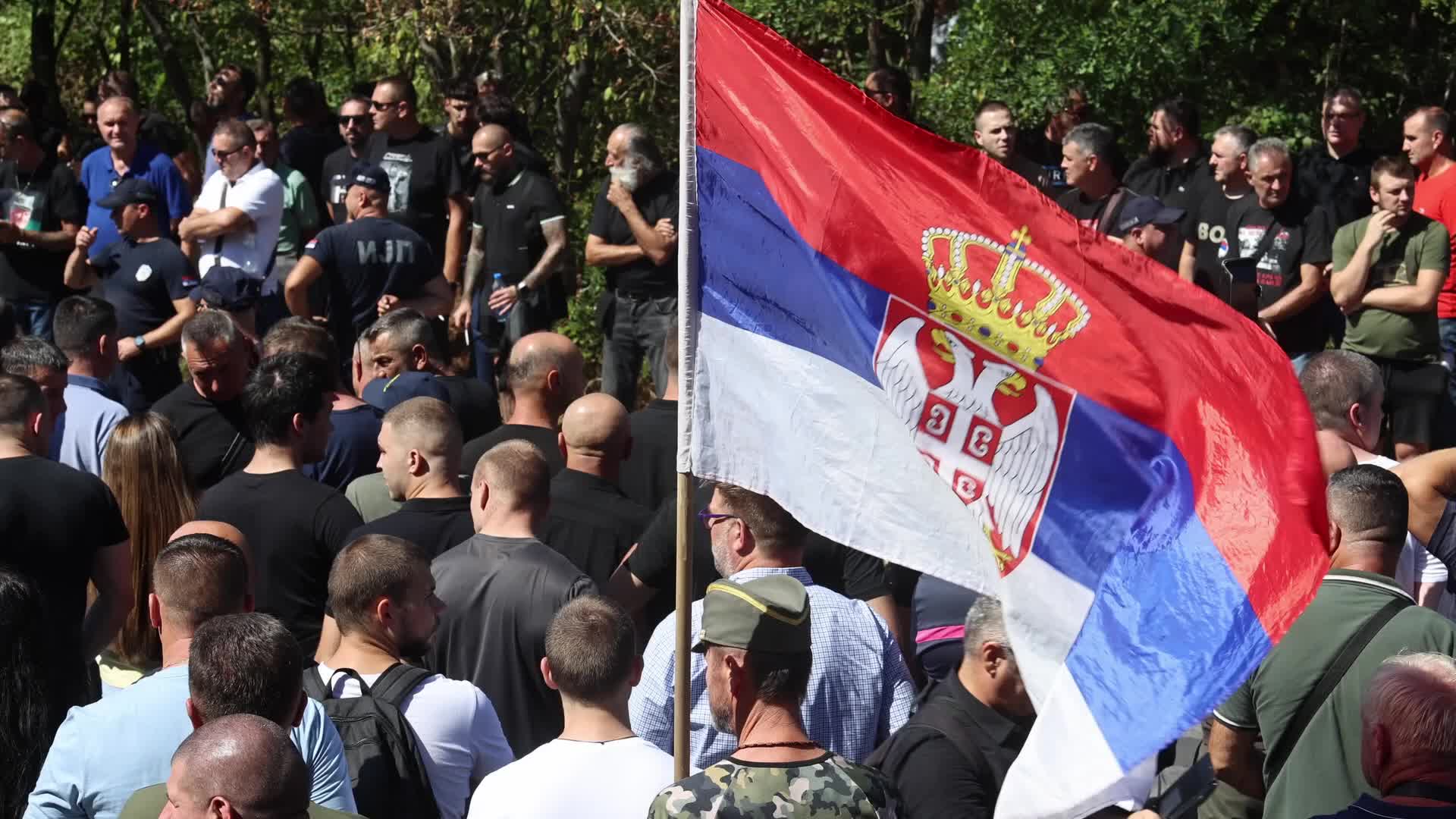 Farewell to Ratko Mladic in Belgrade, Serbia