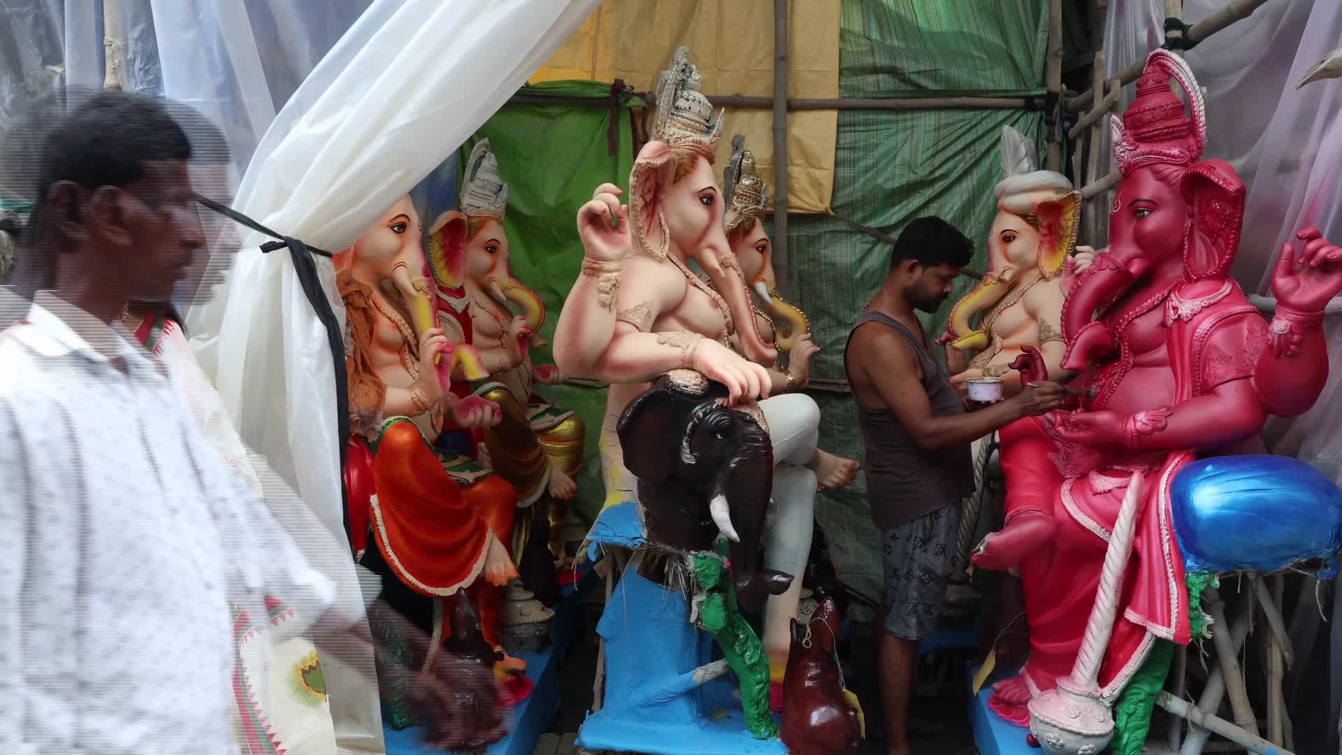 'Ganesh Chaturthi' festival’ preparation in Kolkata,India - 09/08/2026