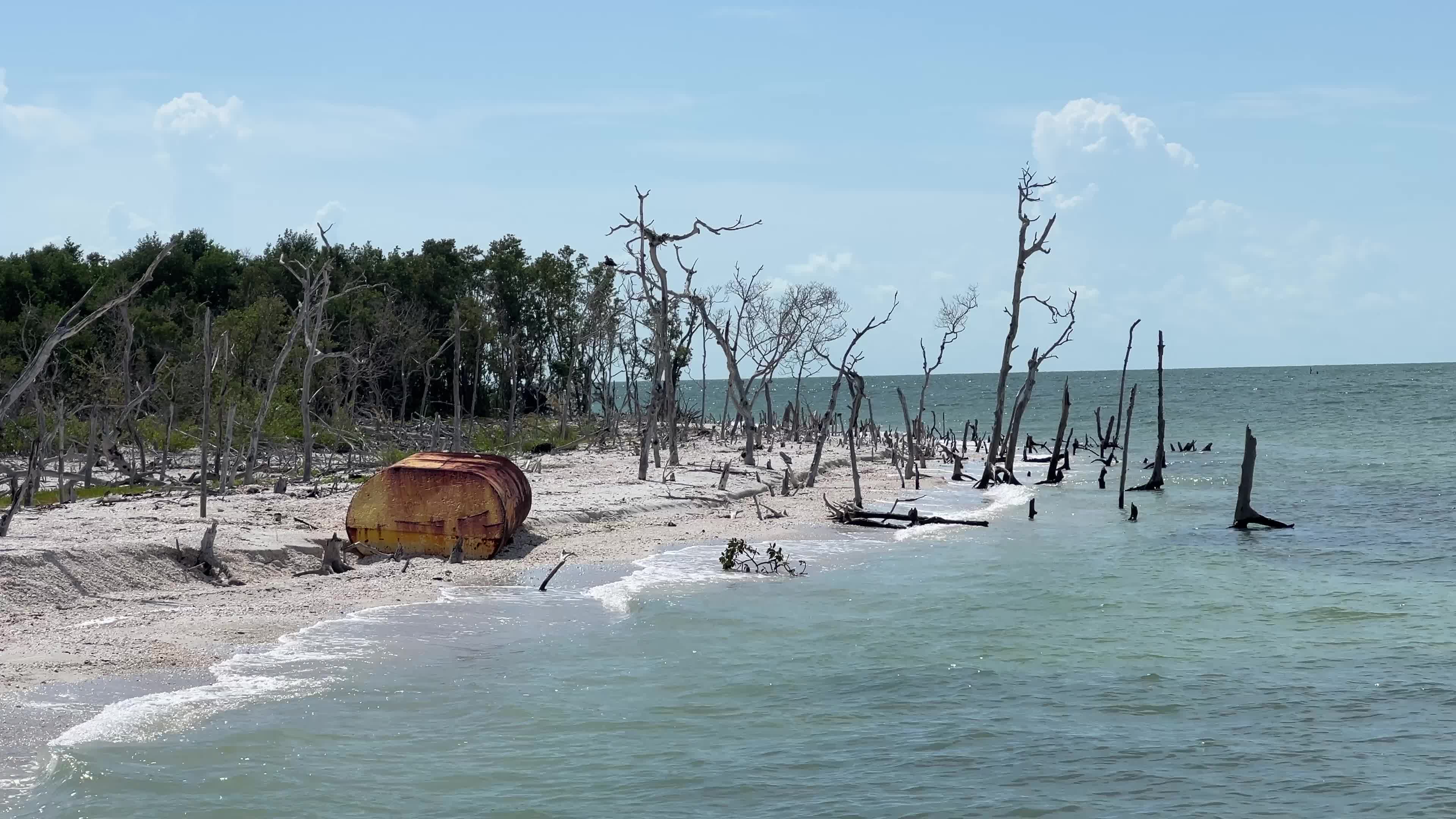 Daily life on Keewaydin Island