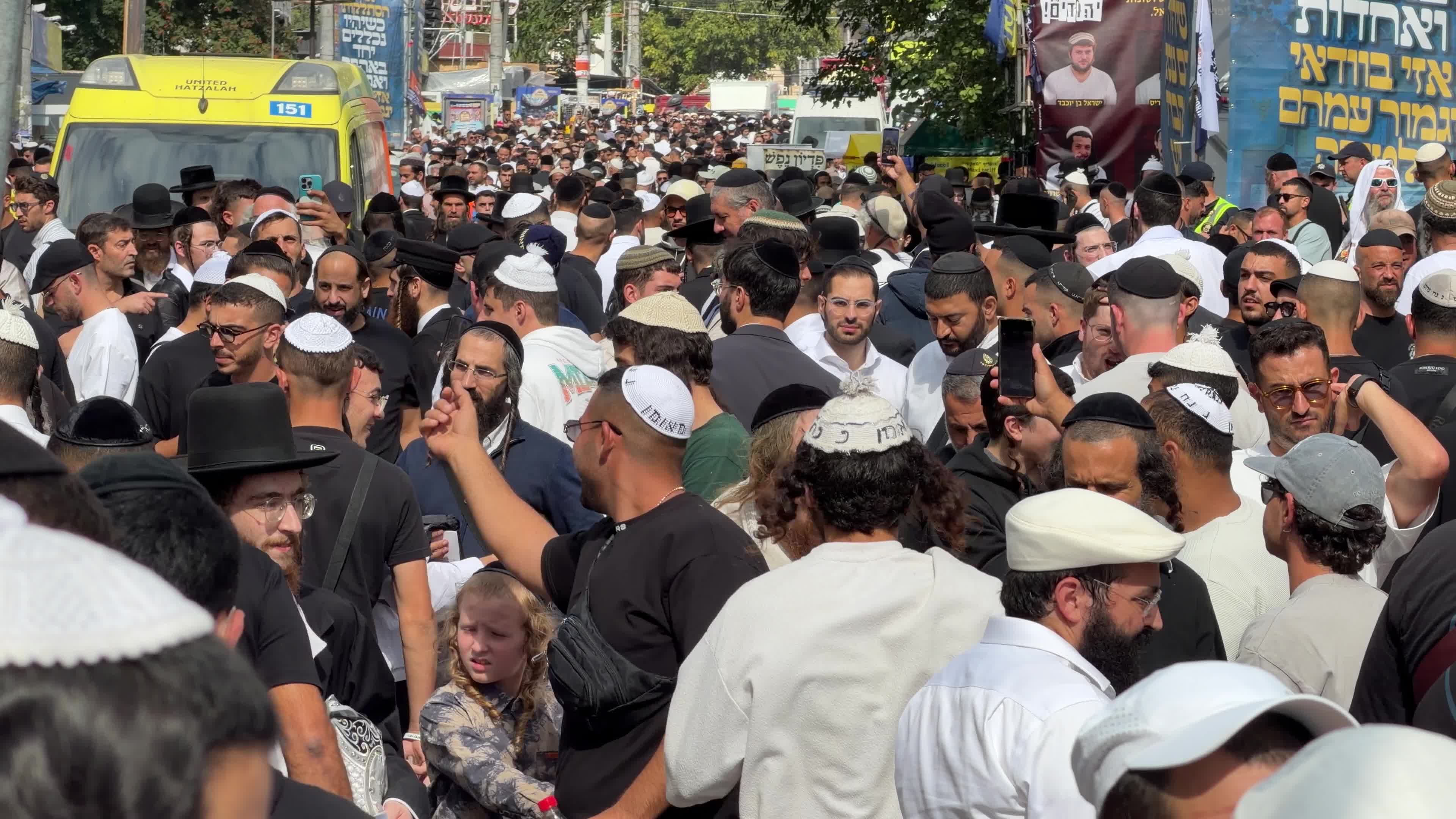 Hasidic Jewish pilgrims celebrate Rosh Hashanah in Uman, Ukraine,