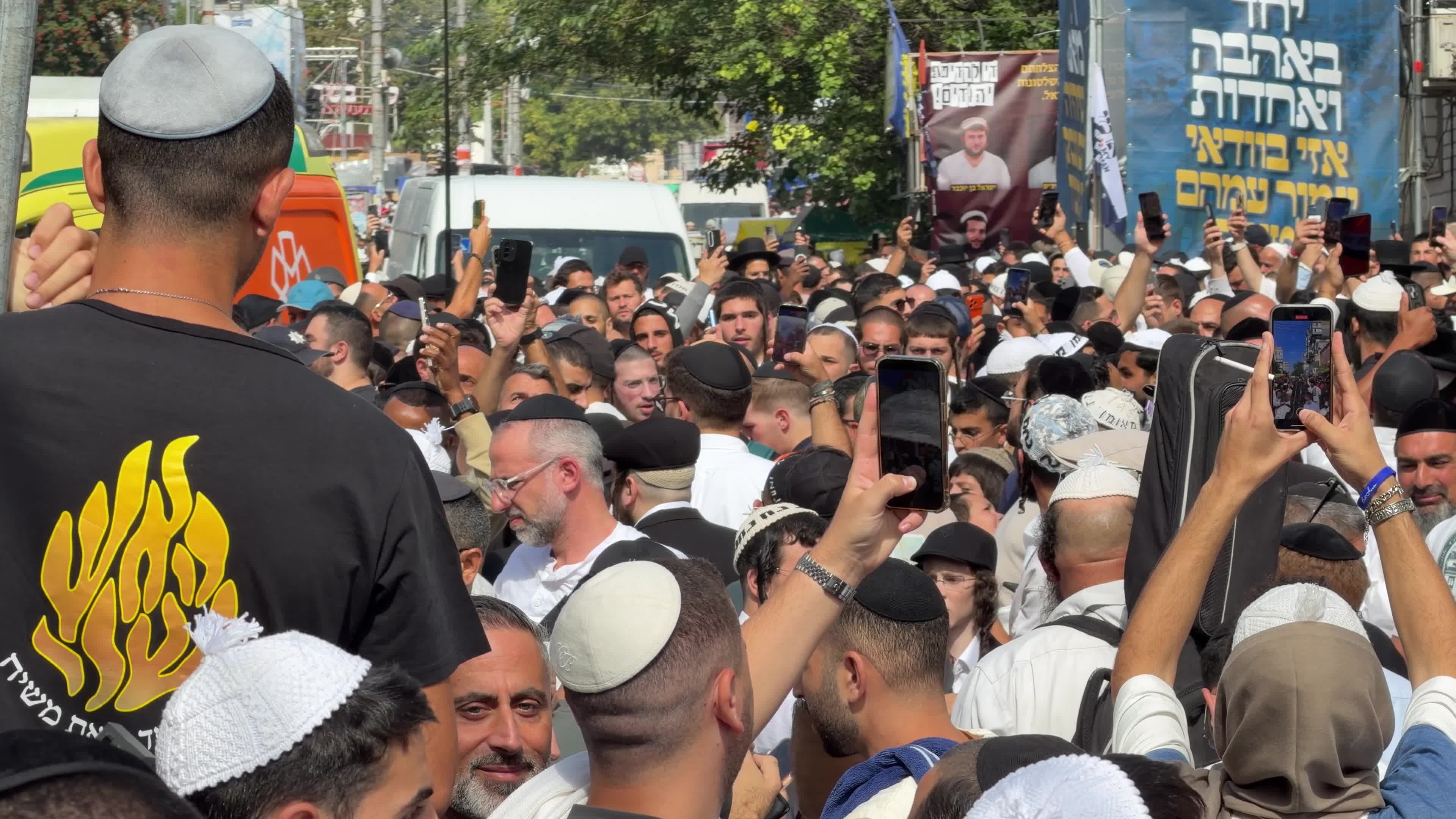 Hasidic Jewish pilgrims celebrate Rosh Hashanah in Uman, Ukraine,