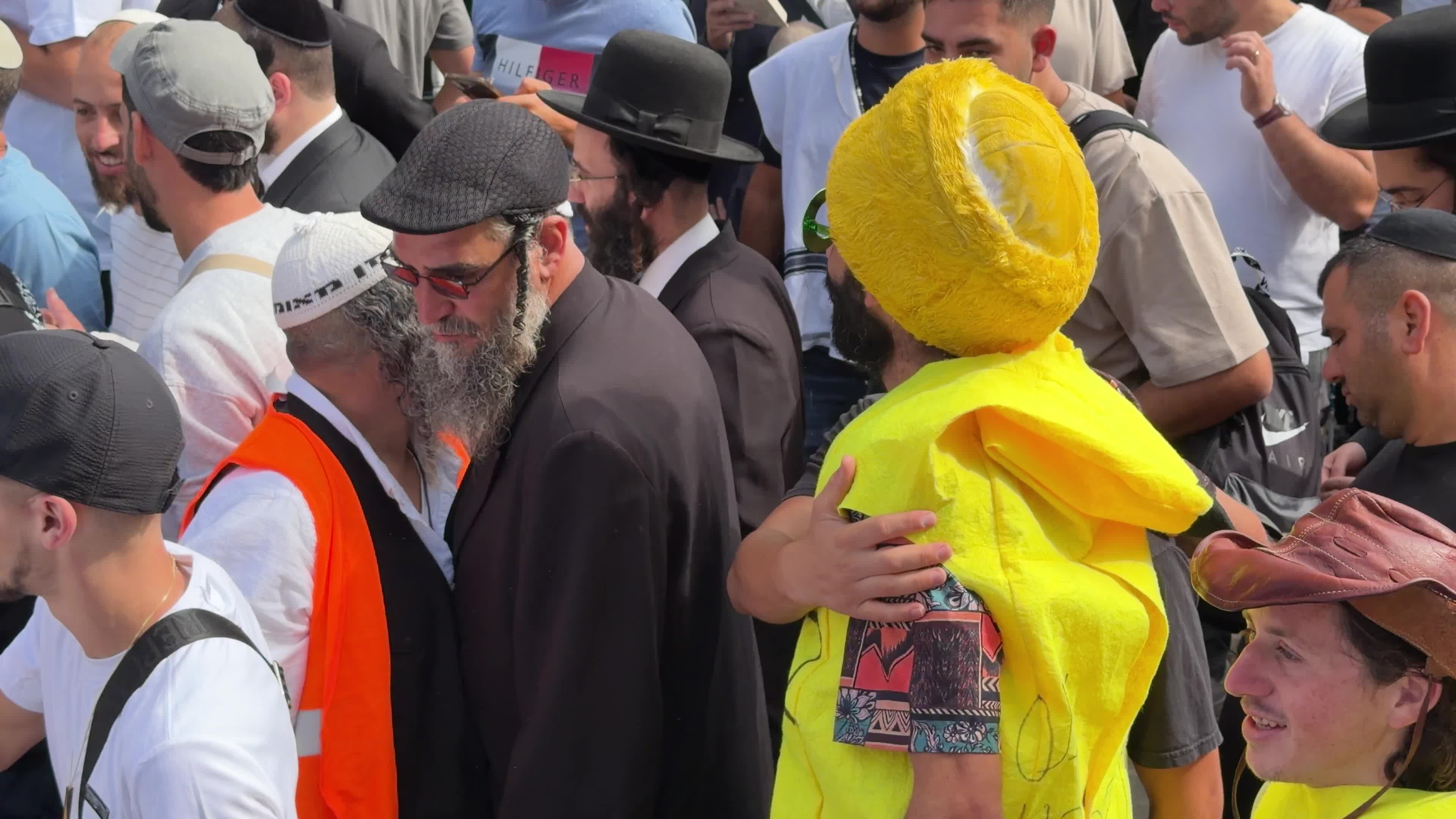 Hasidic Jewish pilgrims celebrate Rosh Hashanah in Uman, Ukraine,