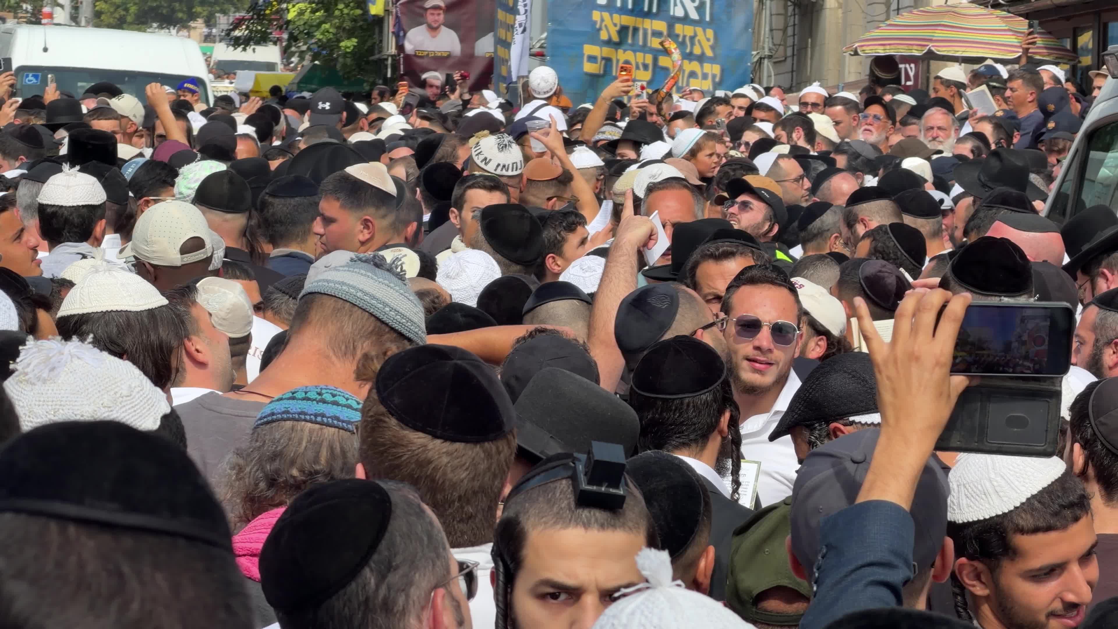 Hasidic Jewish pilgrims celebrate Rosh Hashanah in Uman, Ukraine,