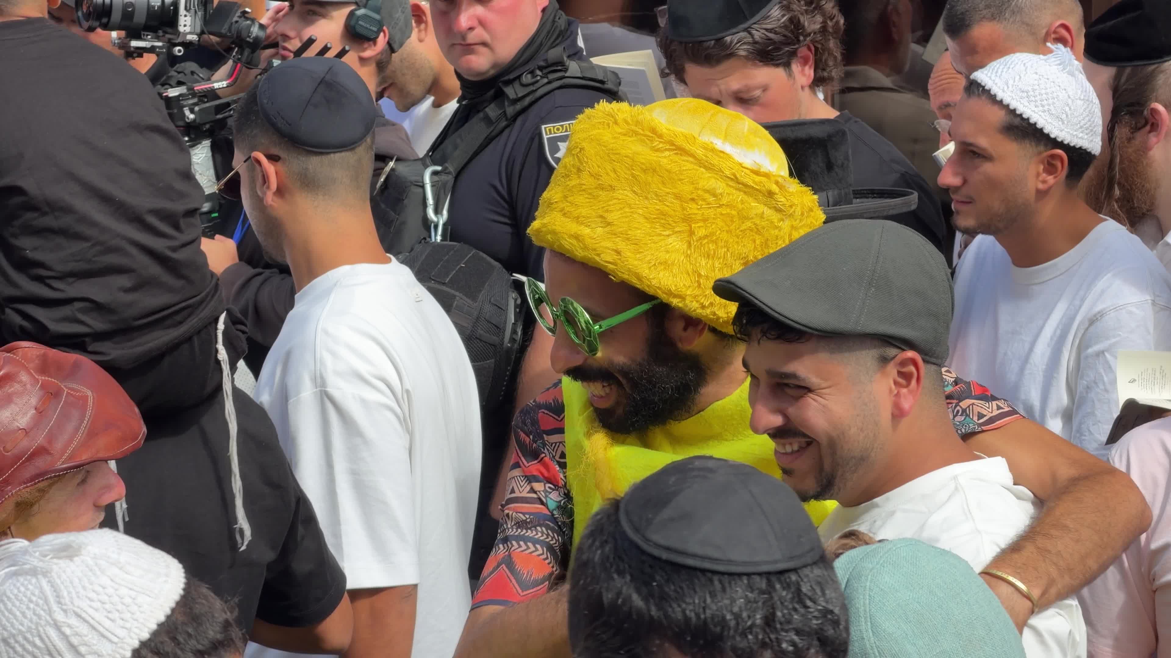 Hasidic Jewish pilgrims celebrate Rosh Hashanah in Uman, Ukraine,
