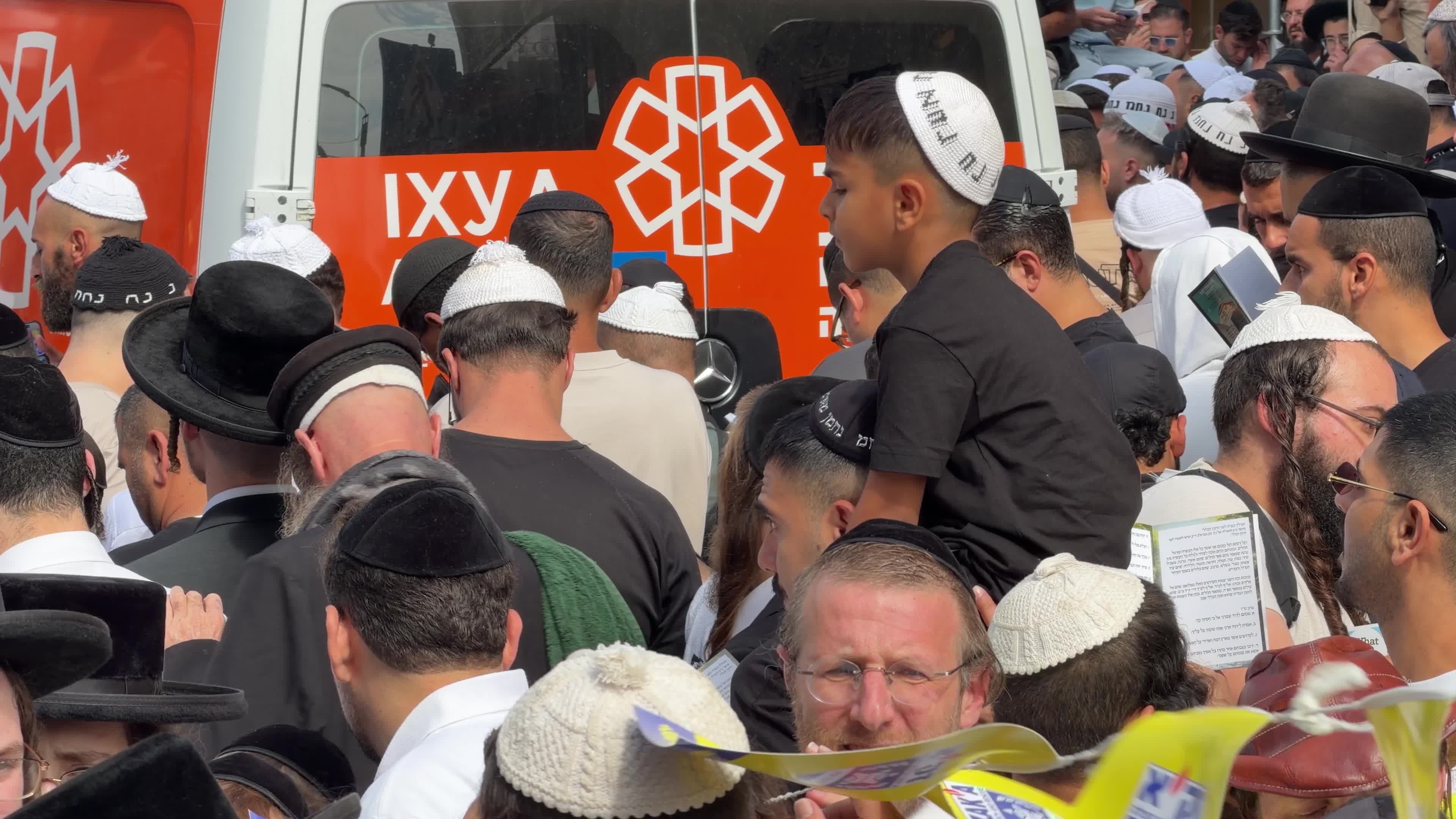 Hasidic Jewish pilgrims celebrate Rosh Hashanah in Uman, Ukraine,