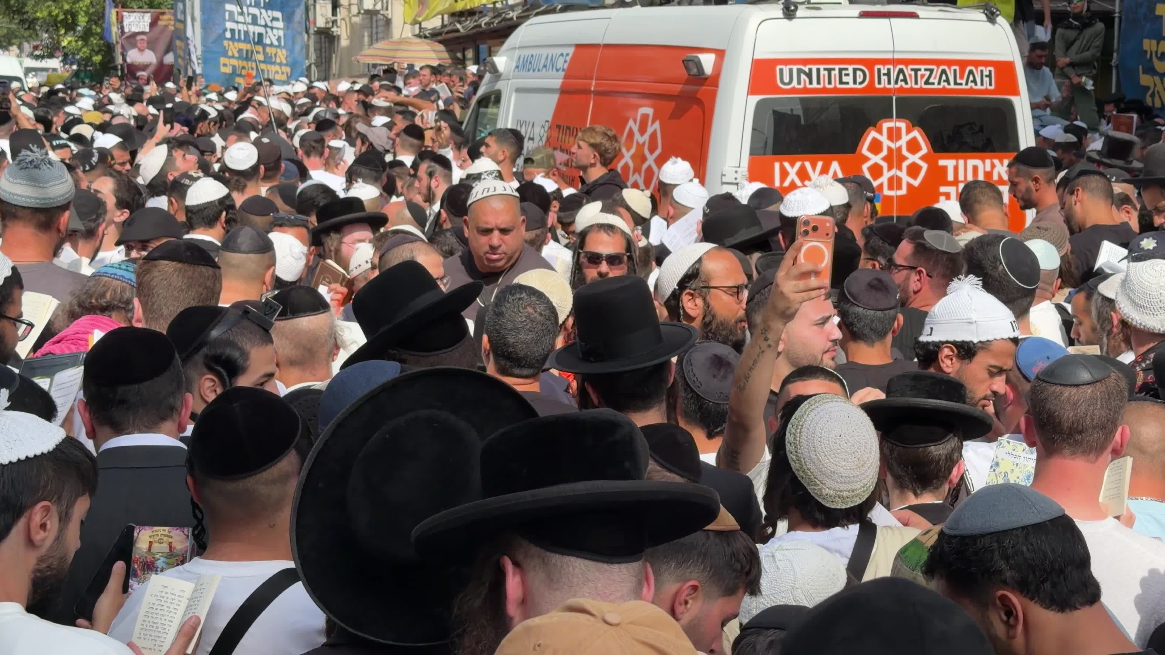 Hasidic Jewish pilgrims celebrate Rosh Hashanah in Uman, Ukraine,