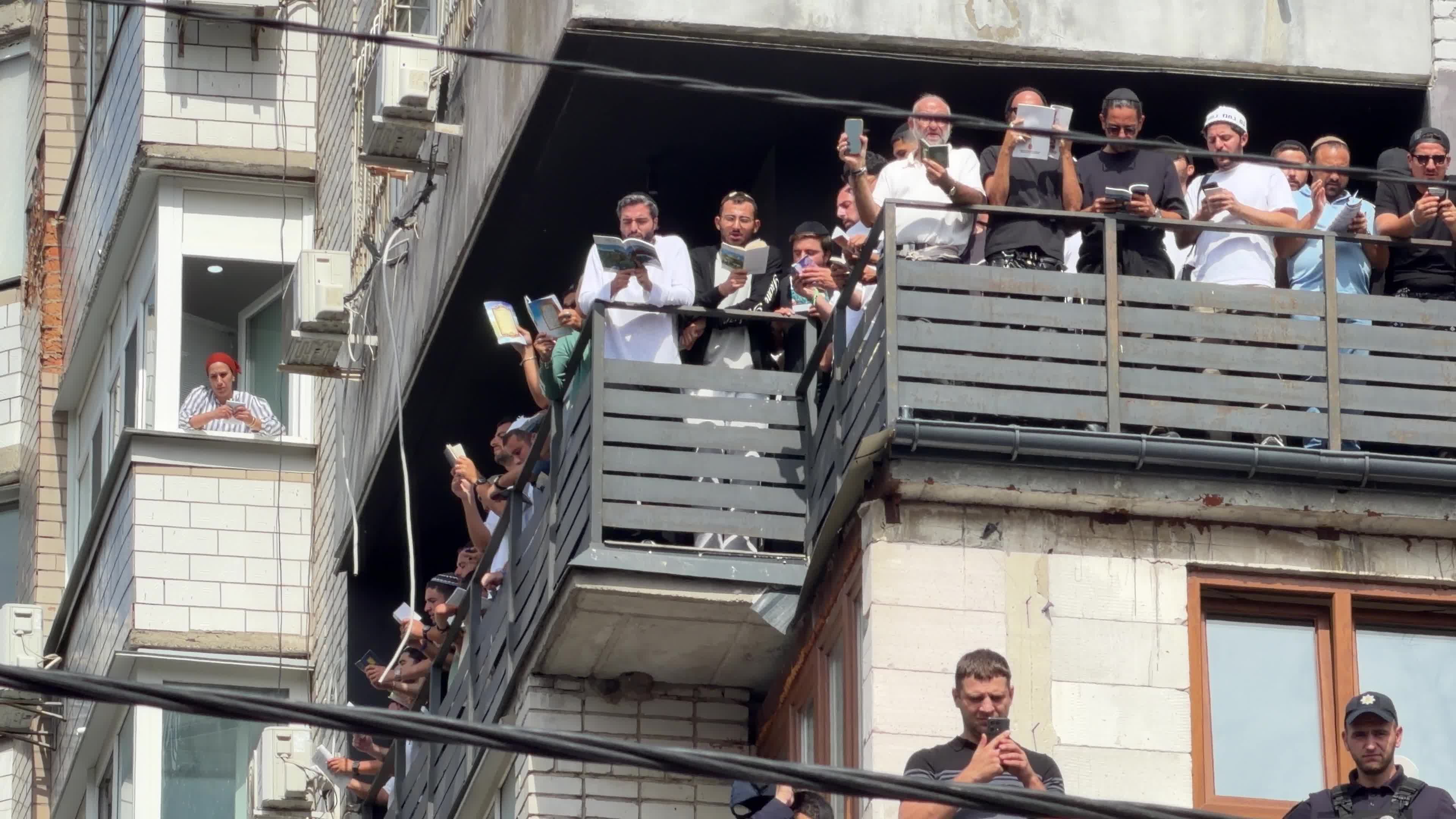 Hasidic Jewish pilgrims celebrate Rosh Hashanah in Uman, Ukraine,