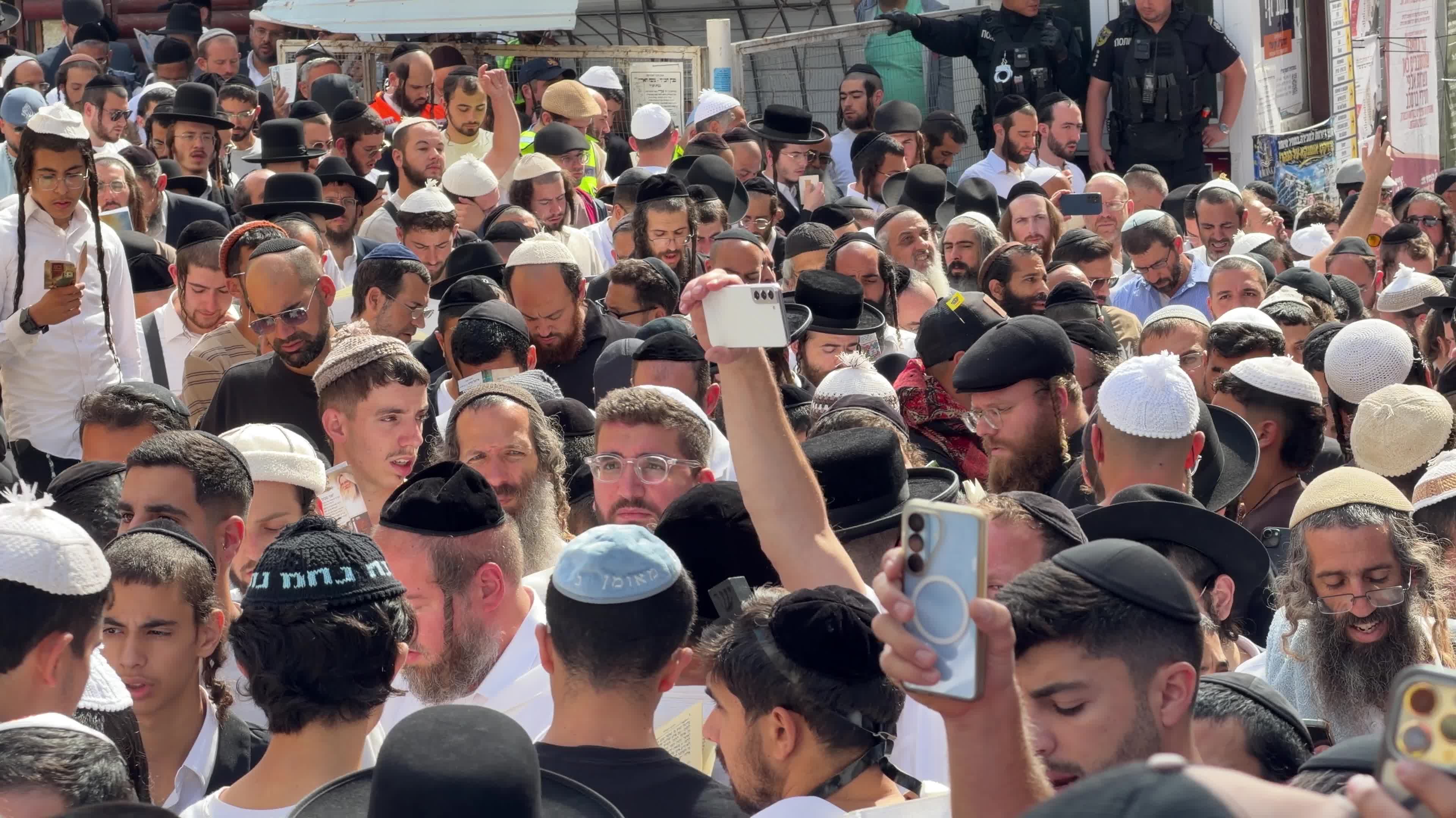 Hasidic Jewish pilgrims celebrate Rosh Hashanah in Uman, Ukraine,