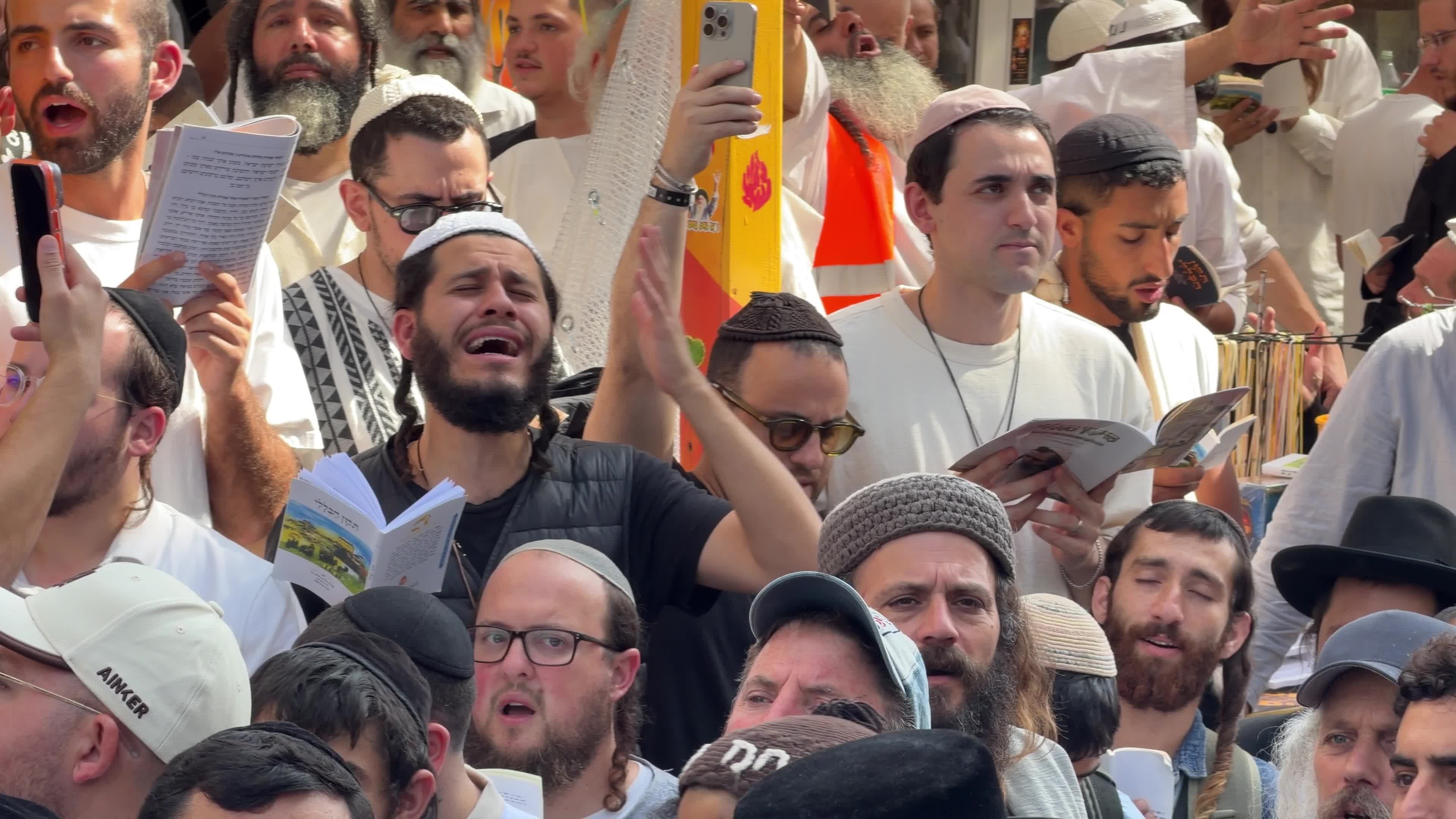 Hasidic Jewish pilgrims celebrate Rosh Hashanah in Uman, Ukraine,
