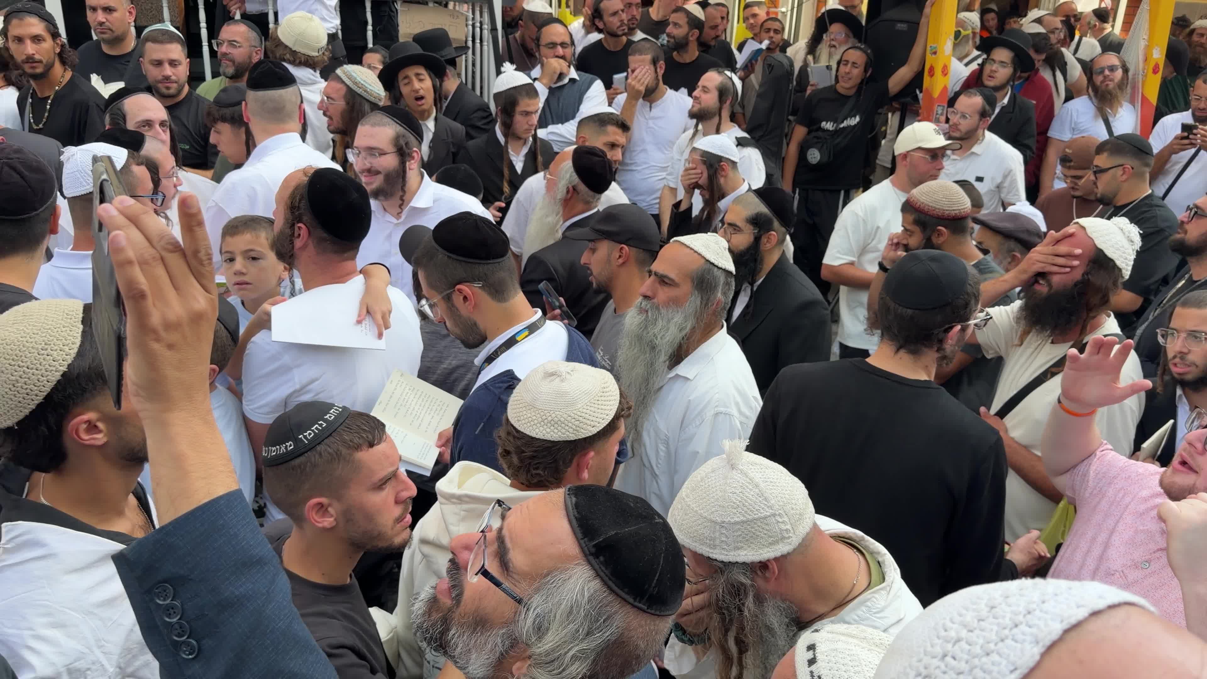 Hasidic Jewish pilgrims celebrate Rosh Hashanah in Uman, Ukraine,