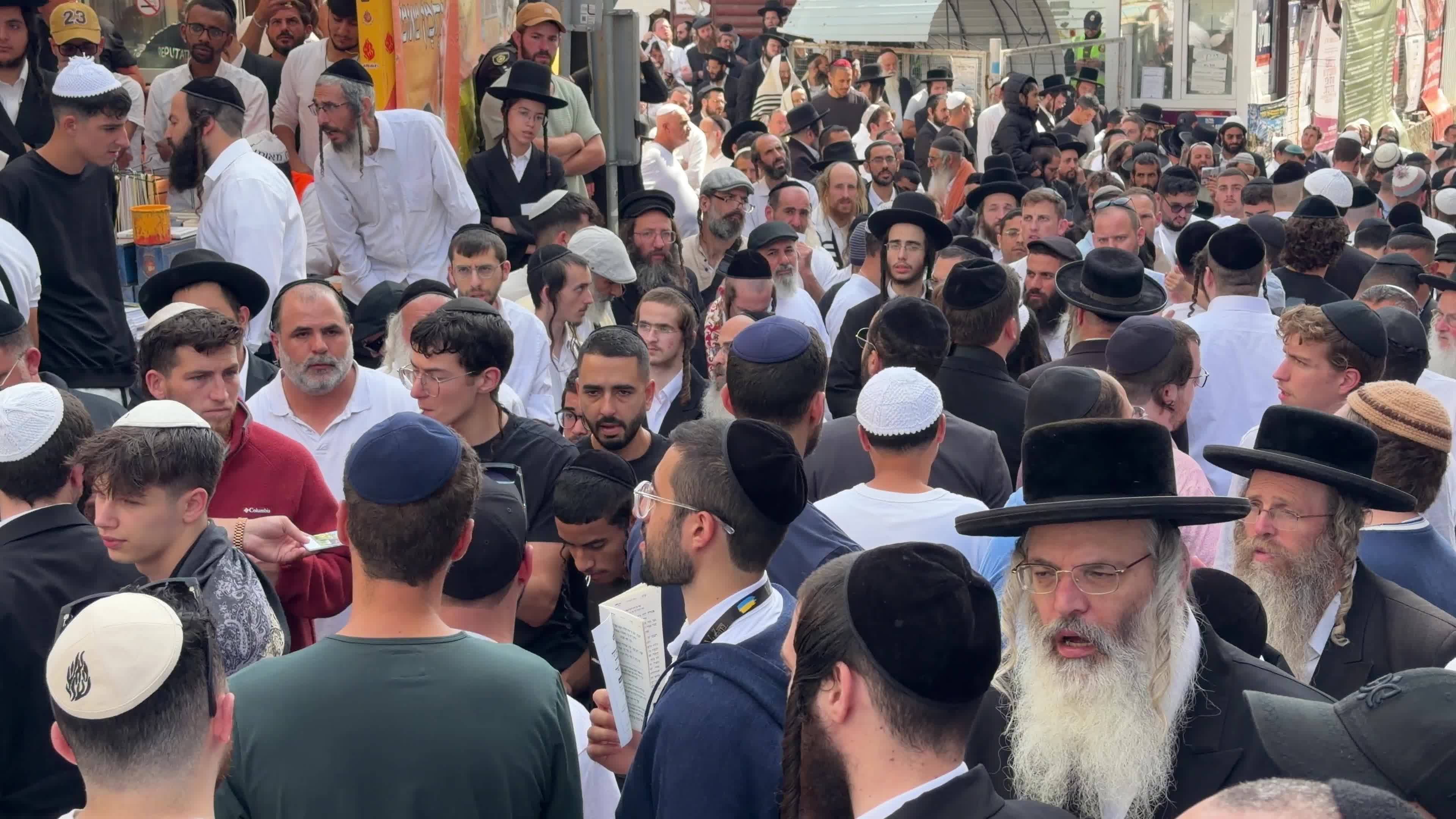 Hasidic Jewish pilgrims celebrate Rosh Hashanah in Uman, Ukraine,