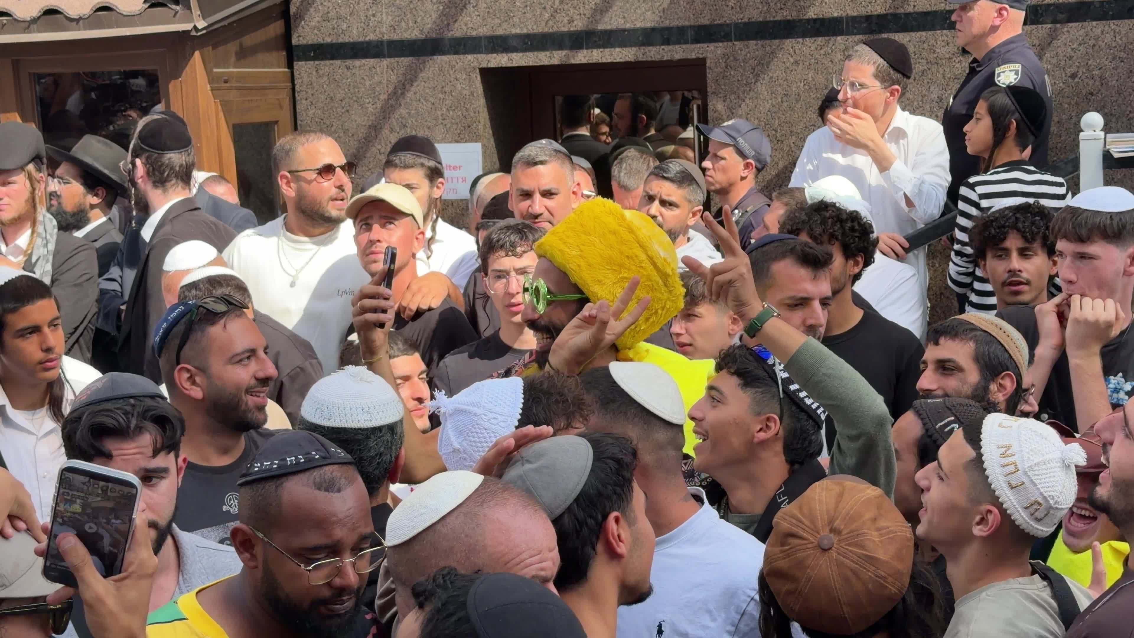 Hasidic Jewish pilgrims celebrate Rosh Hashanah in Uman, Ukraine,