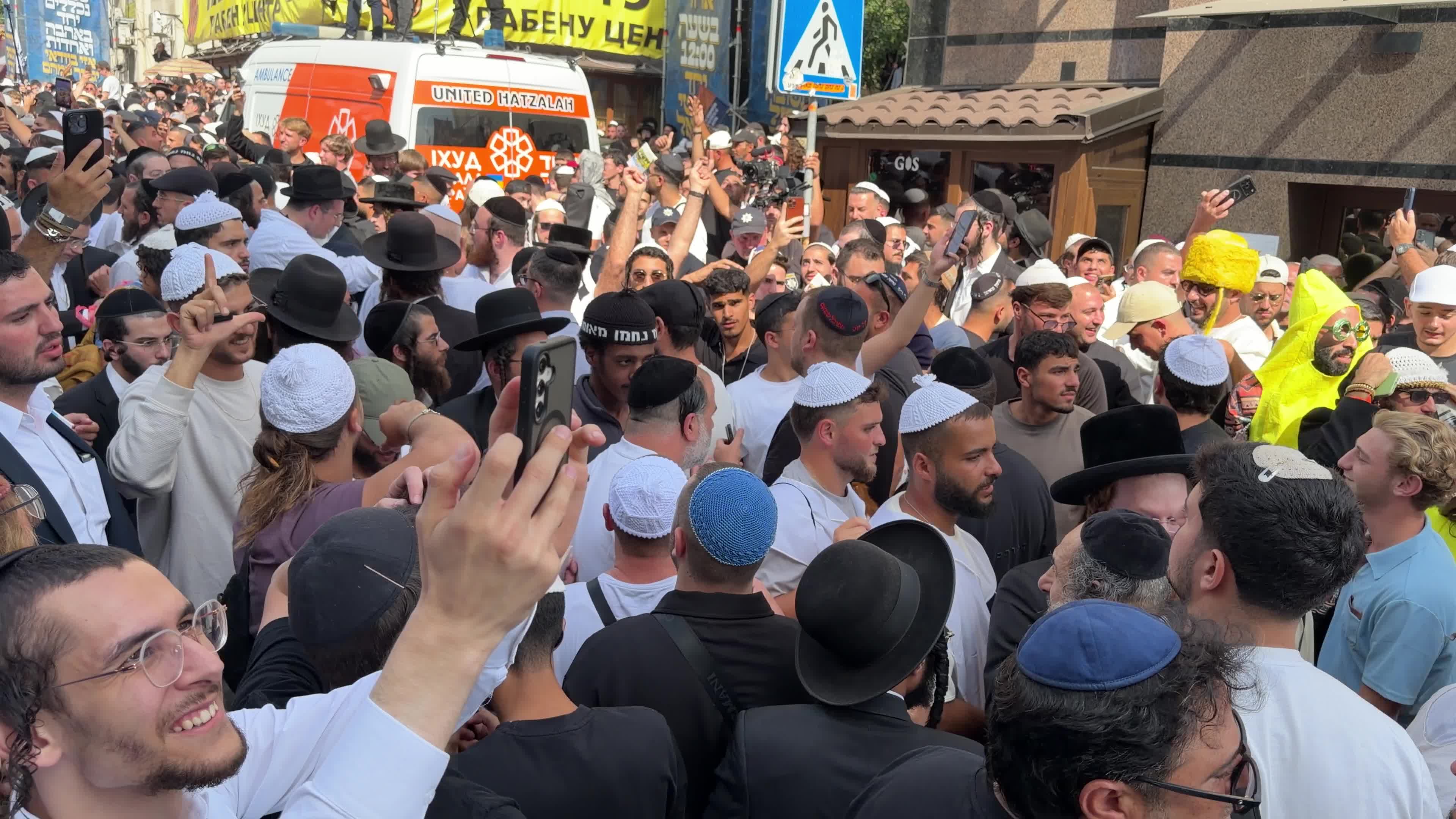 Hasidic Jewish pilgrims celebrate Rosh Hashanah in Uman, Ukraine,