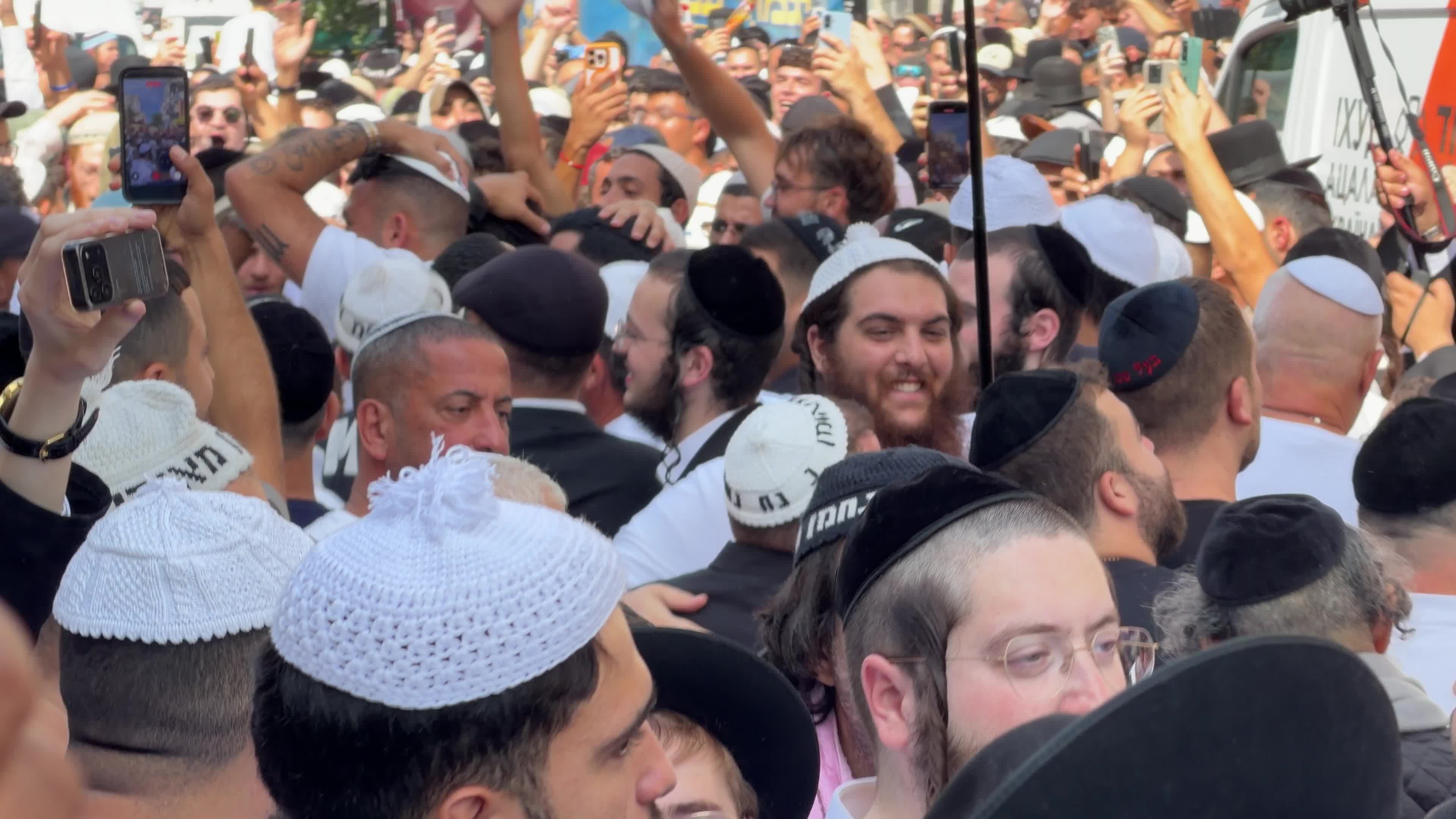 Hasidic Jewish pilgrims celebrate Rosh Hashanah in Uman, Ukraine,