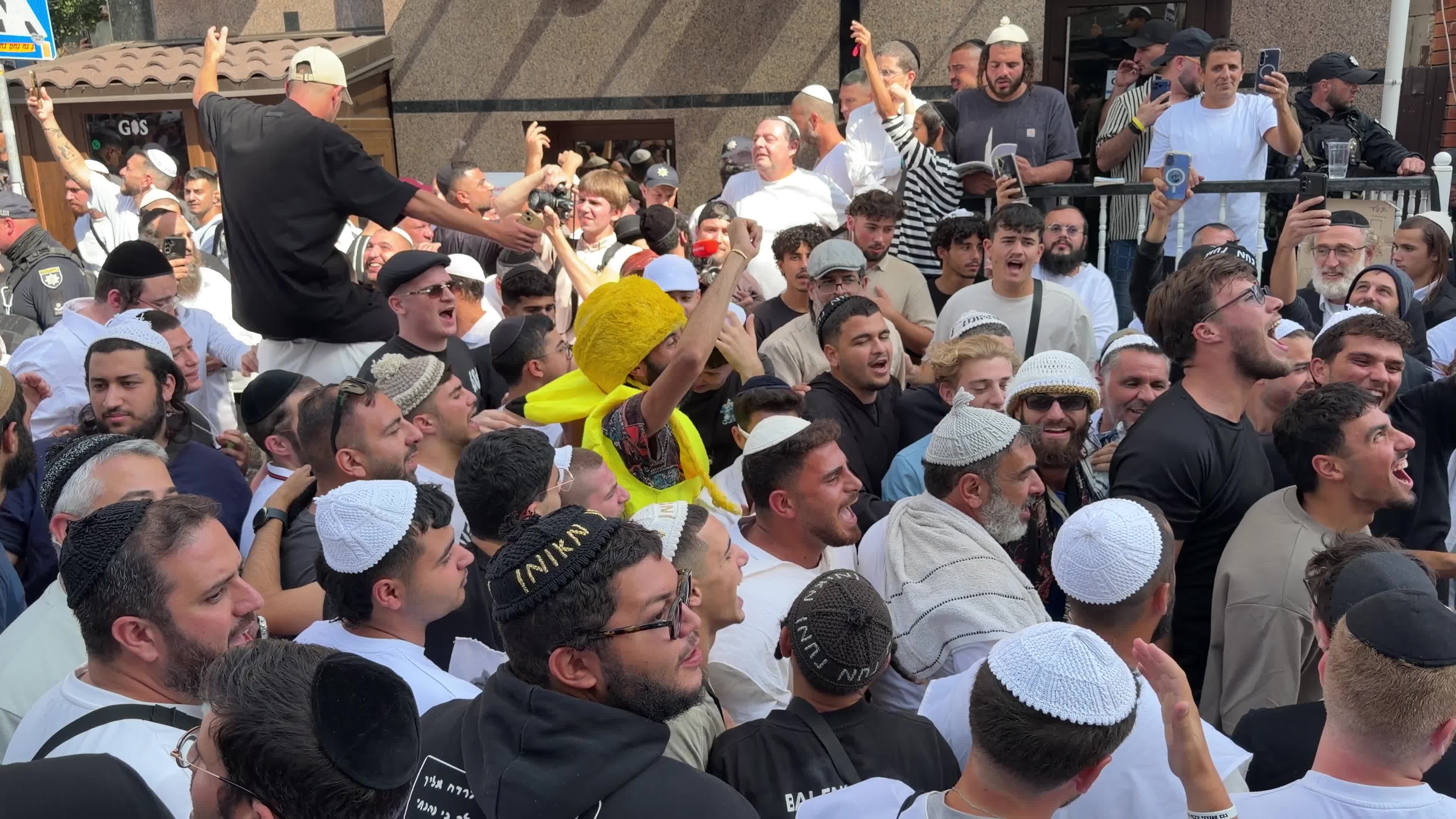 Hasidic Jewish pilgrims celebrate Rosh Hashanah in Uman, Ukraine,