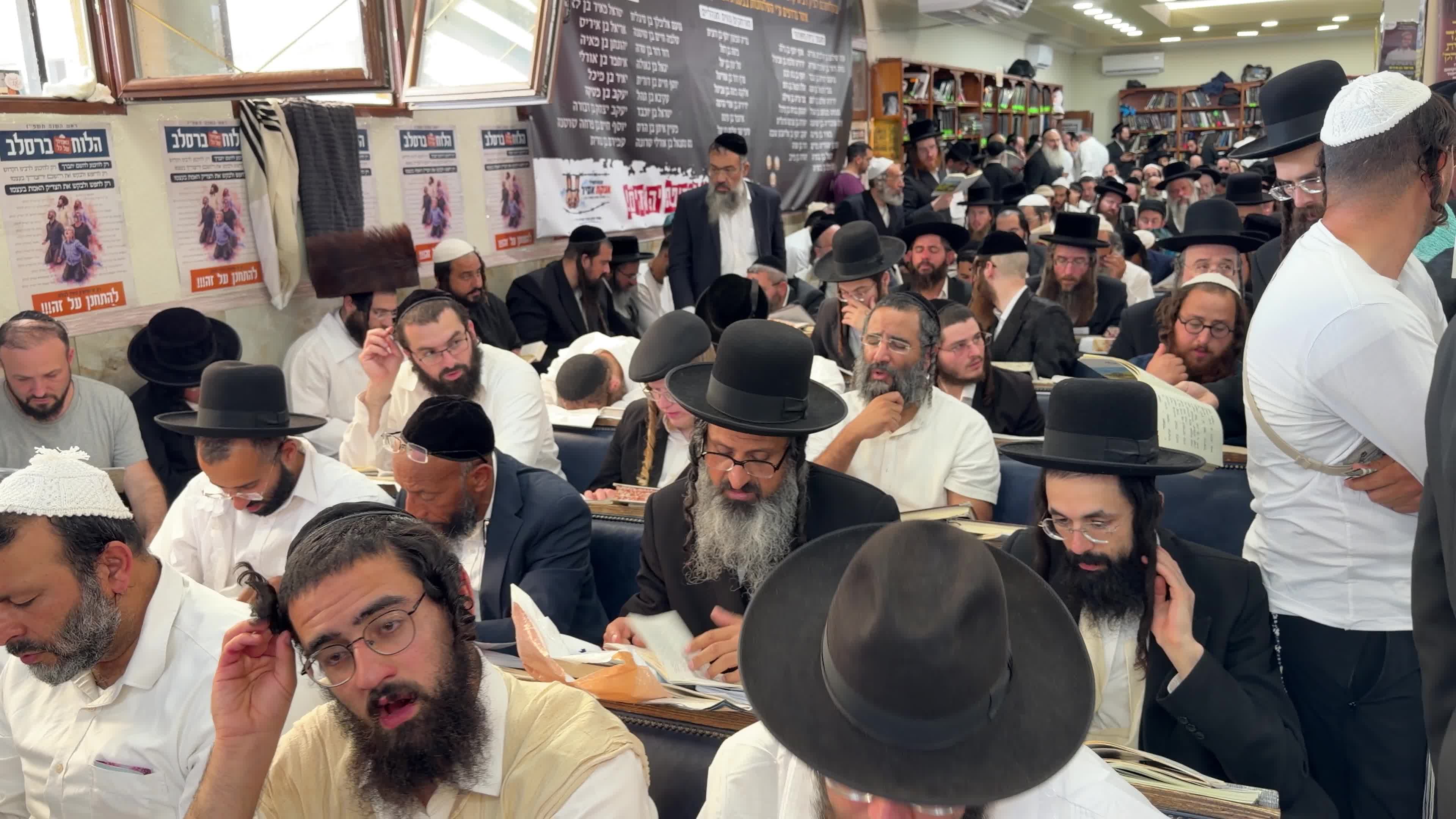 Hasidic Jewish pilgrims celebrate Rosh Hashanah in Uman, Ukraine,