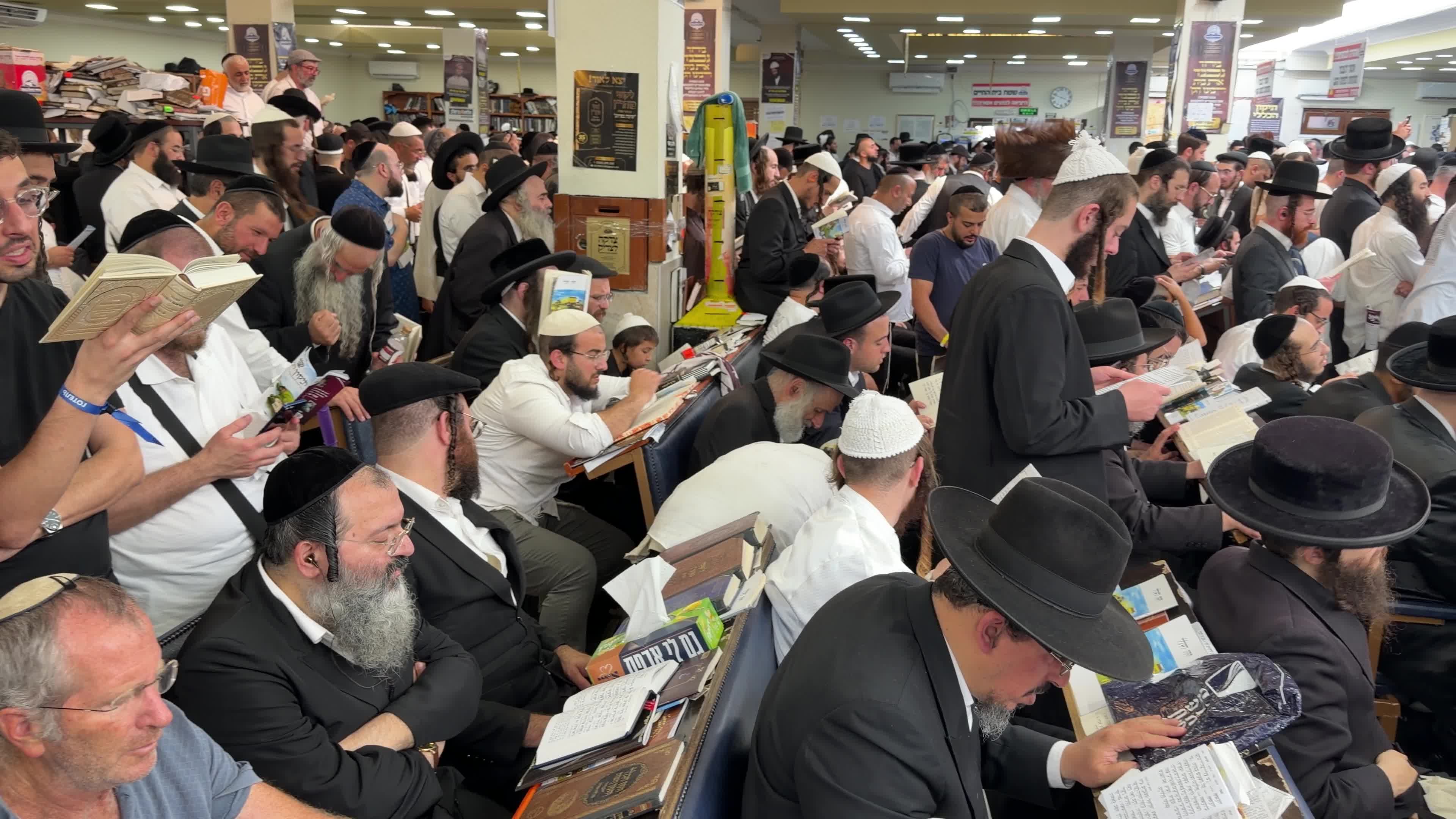 Hasidic Jewish pilgrims celebrate Rosh Hashanah in Uman, Ukraine,