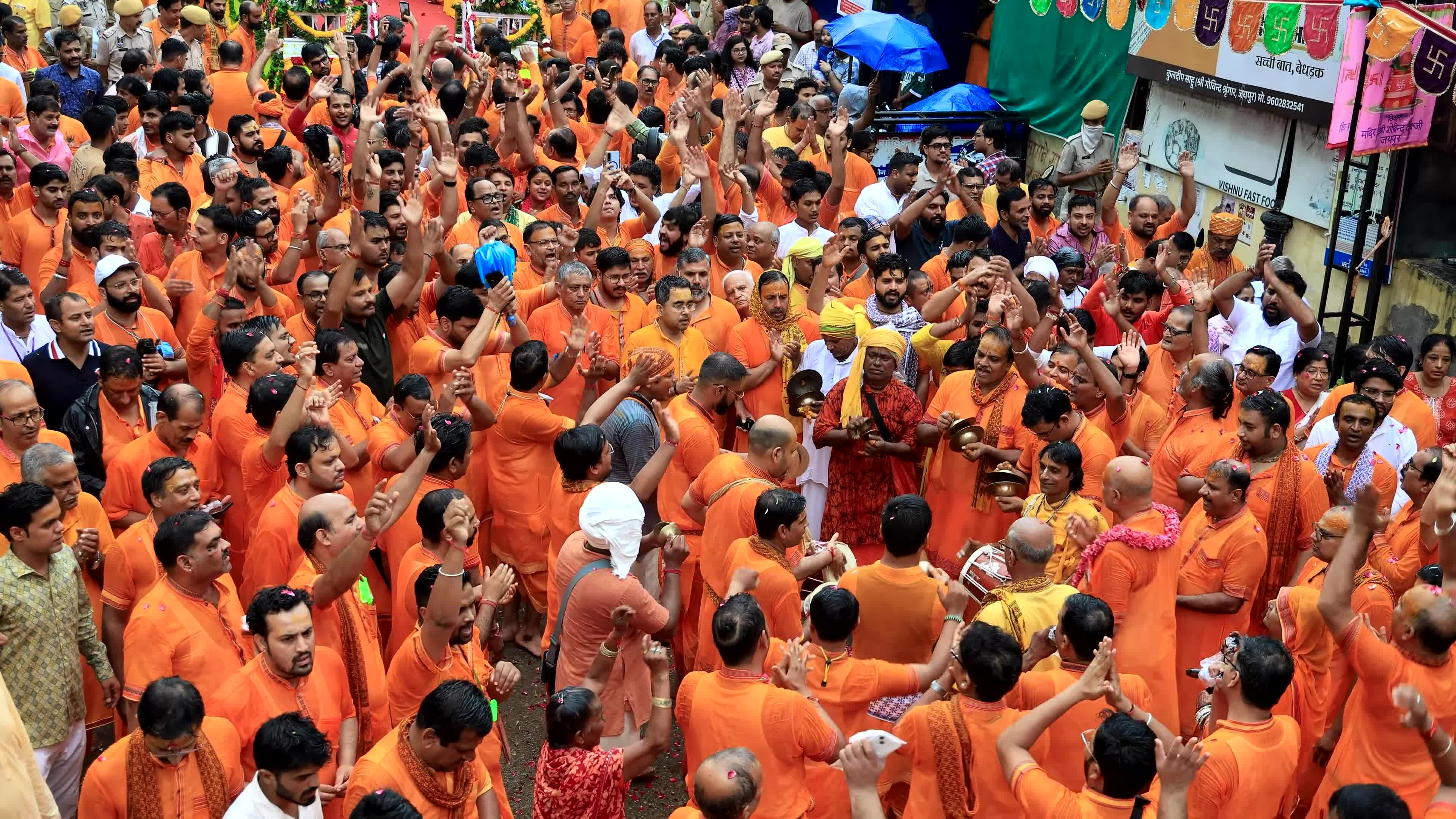 Krihsna Janmashtami Procession in Jaipur