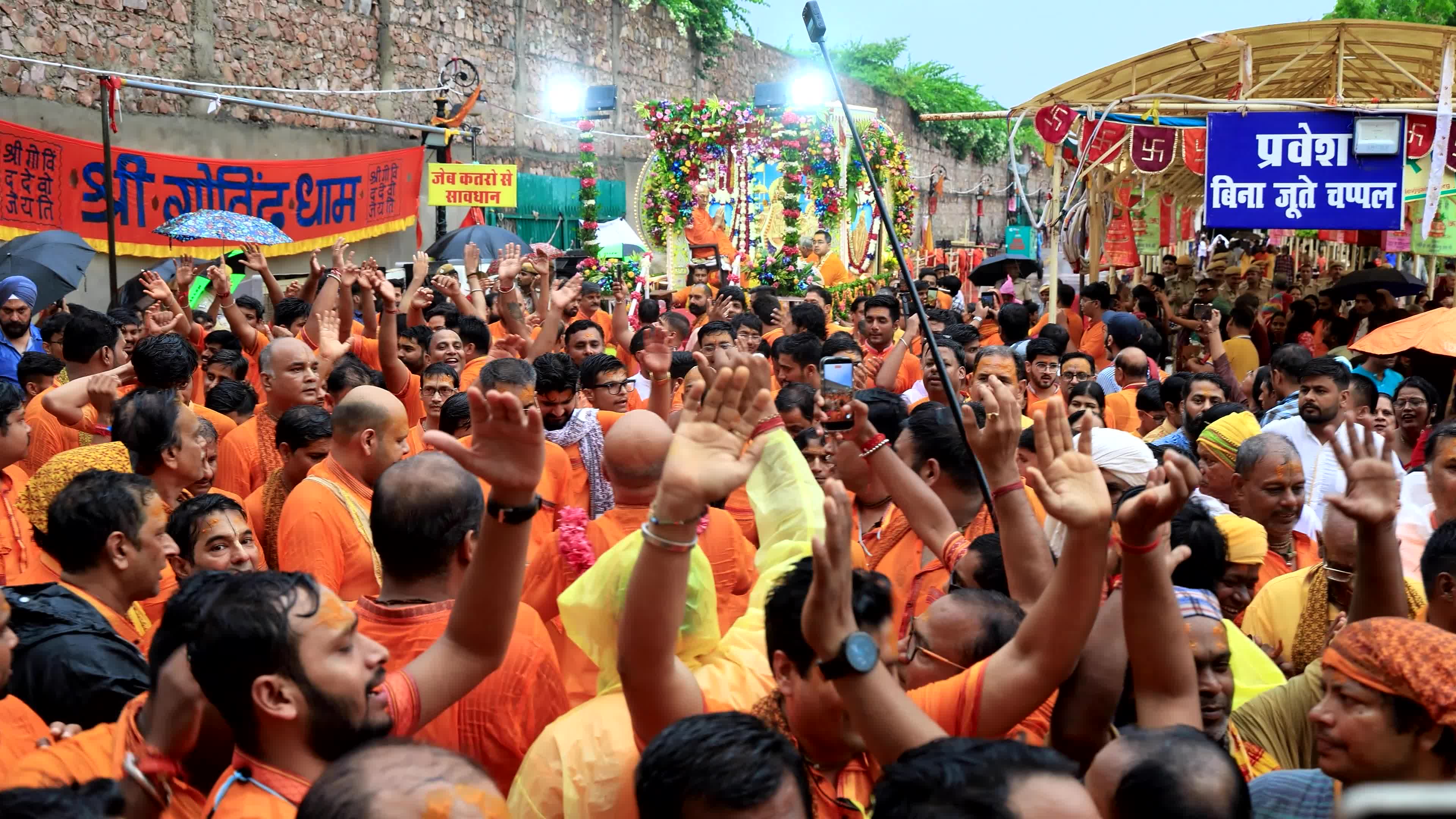 Krihsna Janmashtami Procession in Jaipur