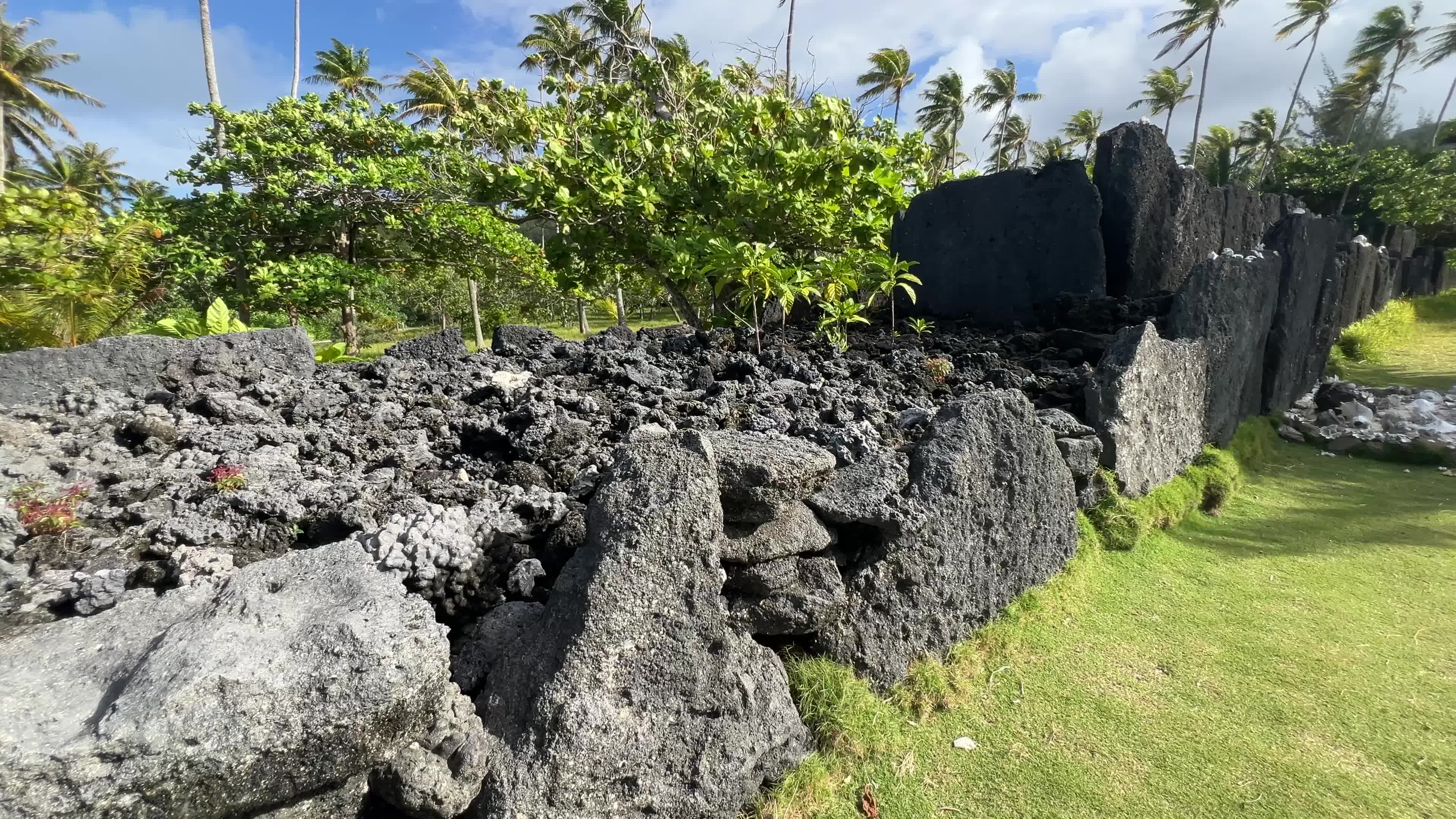 Marae Anini - Ancient Polynesian Temple and Archaeological Site