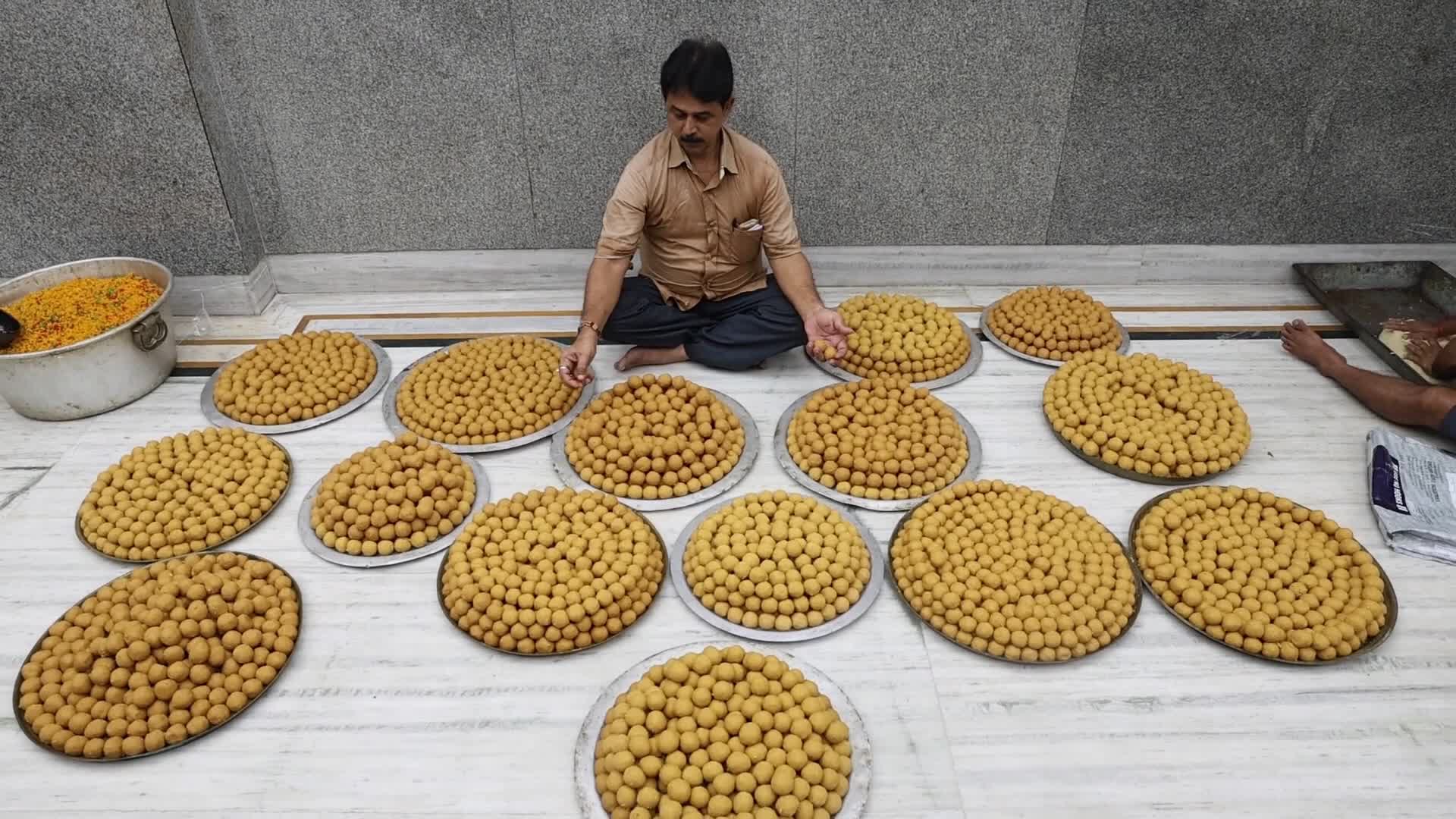 Laddu Preparation For Ganesh Chaturthi Celebrations In Kolkata,Inda