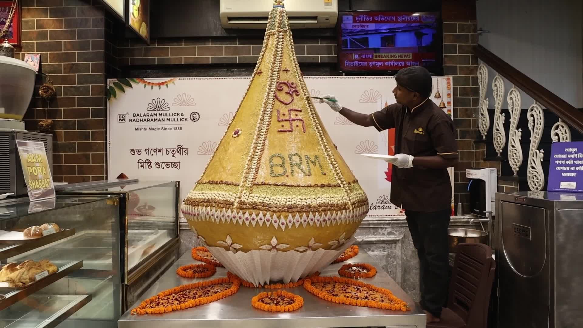Modak Preparation For Ganesh Chaturthi Celebrations In Kolkata,India