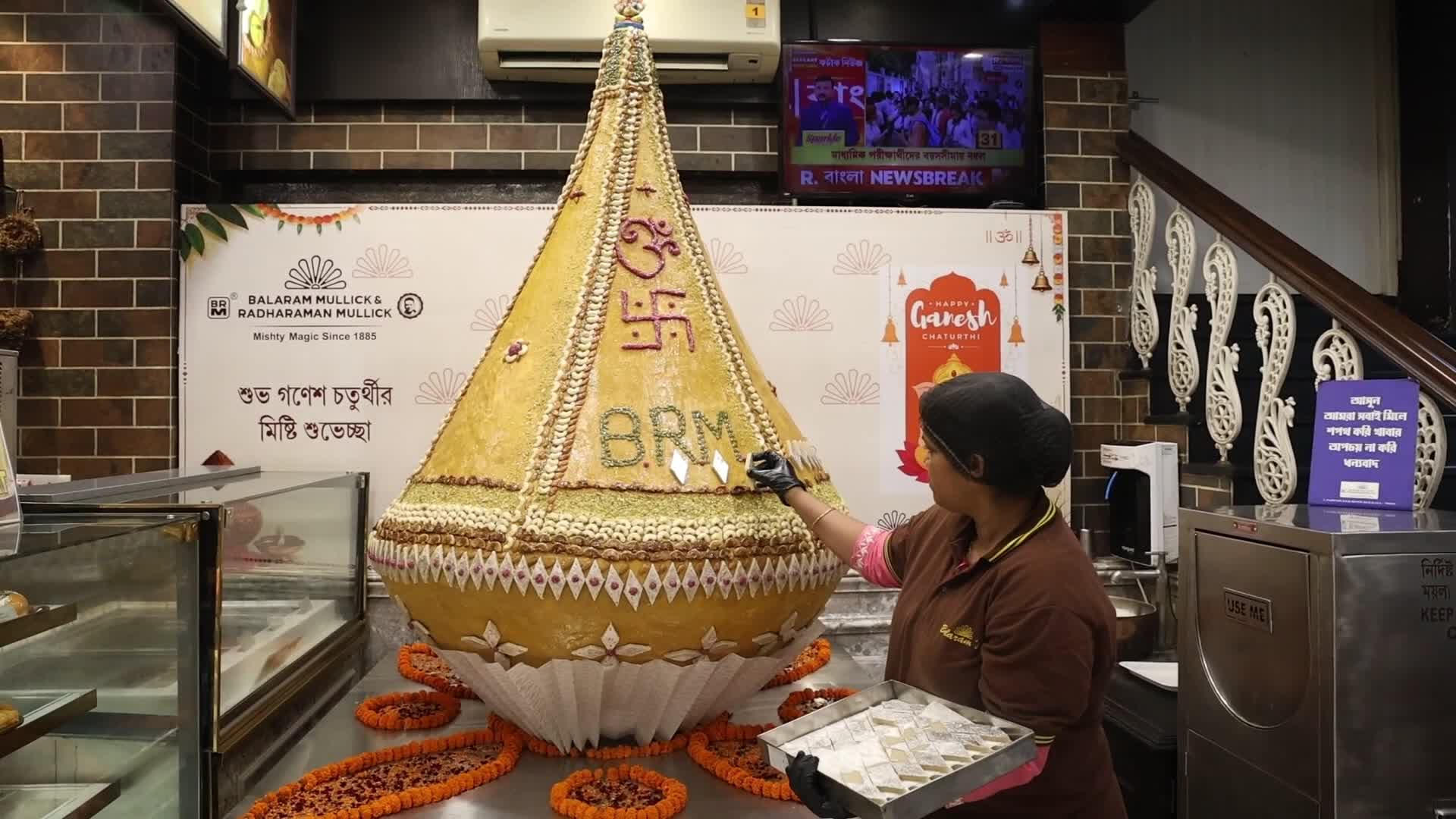 Modak Preparation For Ganesh Chaturthi Celebrations In Kolkata,India