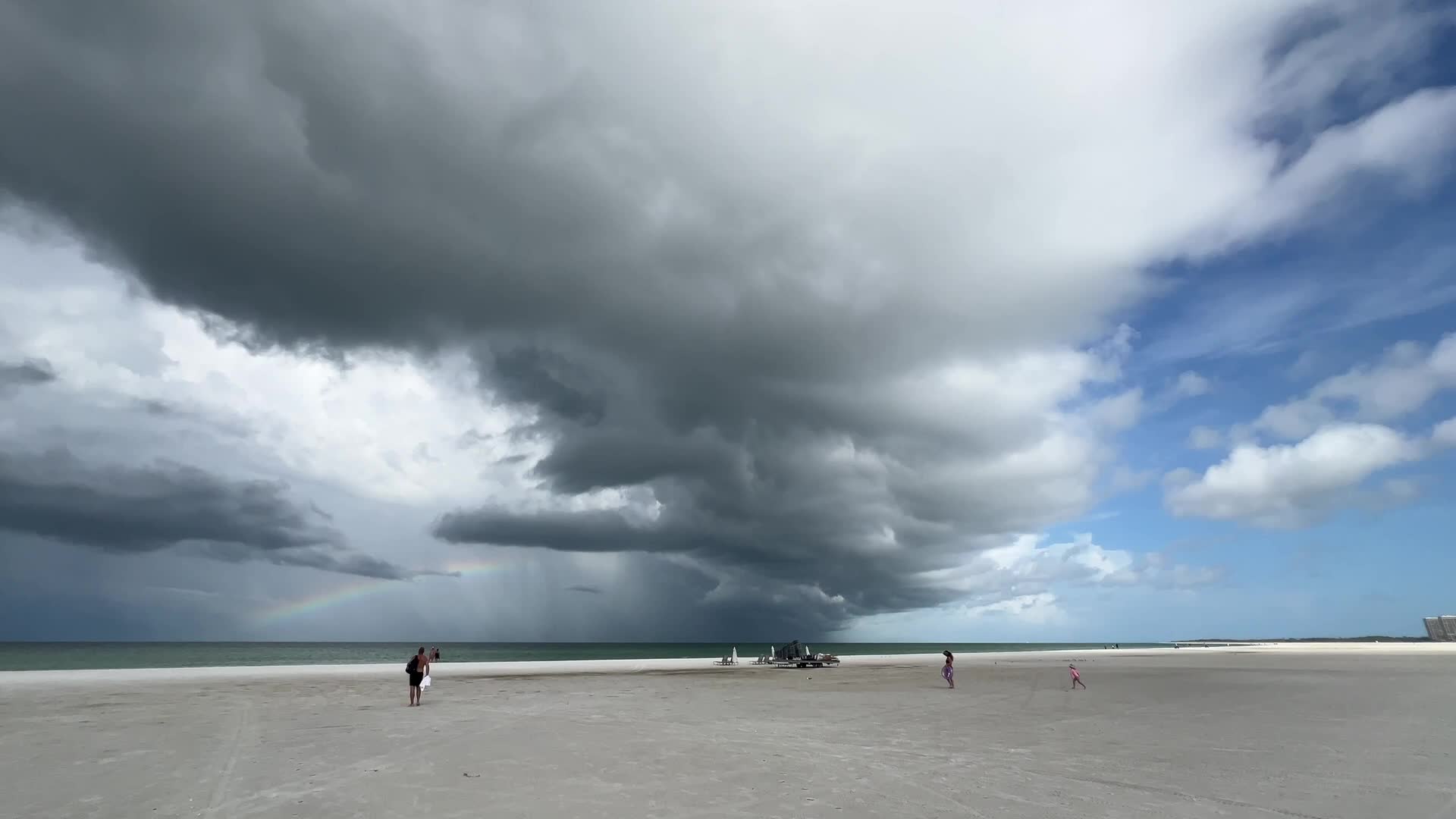Thunderstorm along Crescent Beach