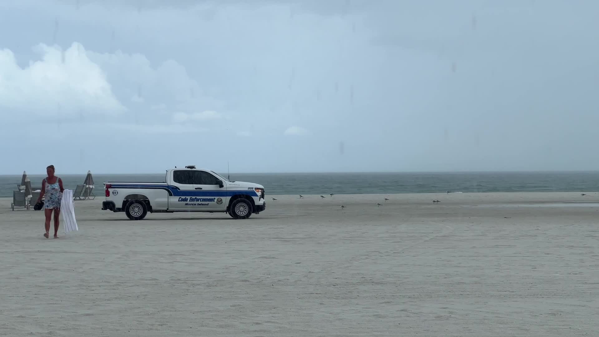 Thunderstorm along Crescent Beach