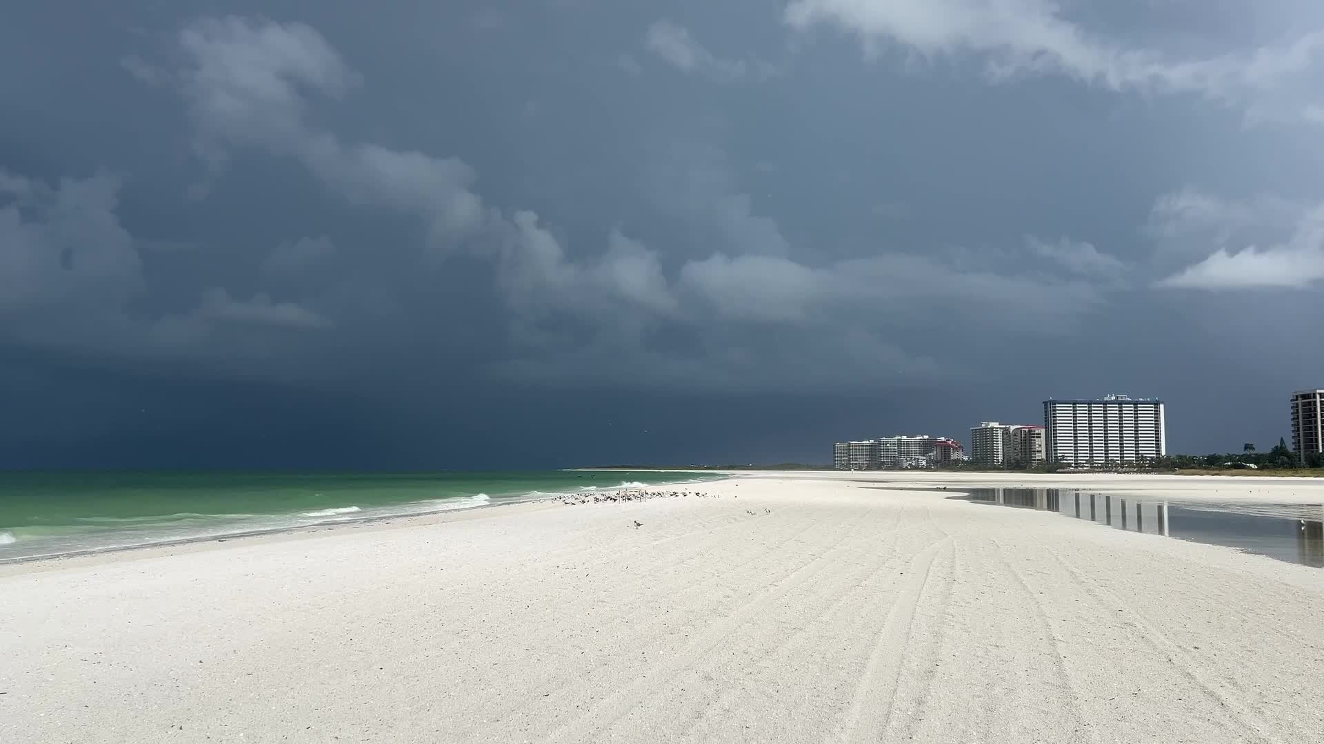 Thunderstorm along Crescent Beach