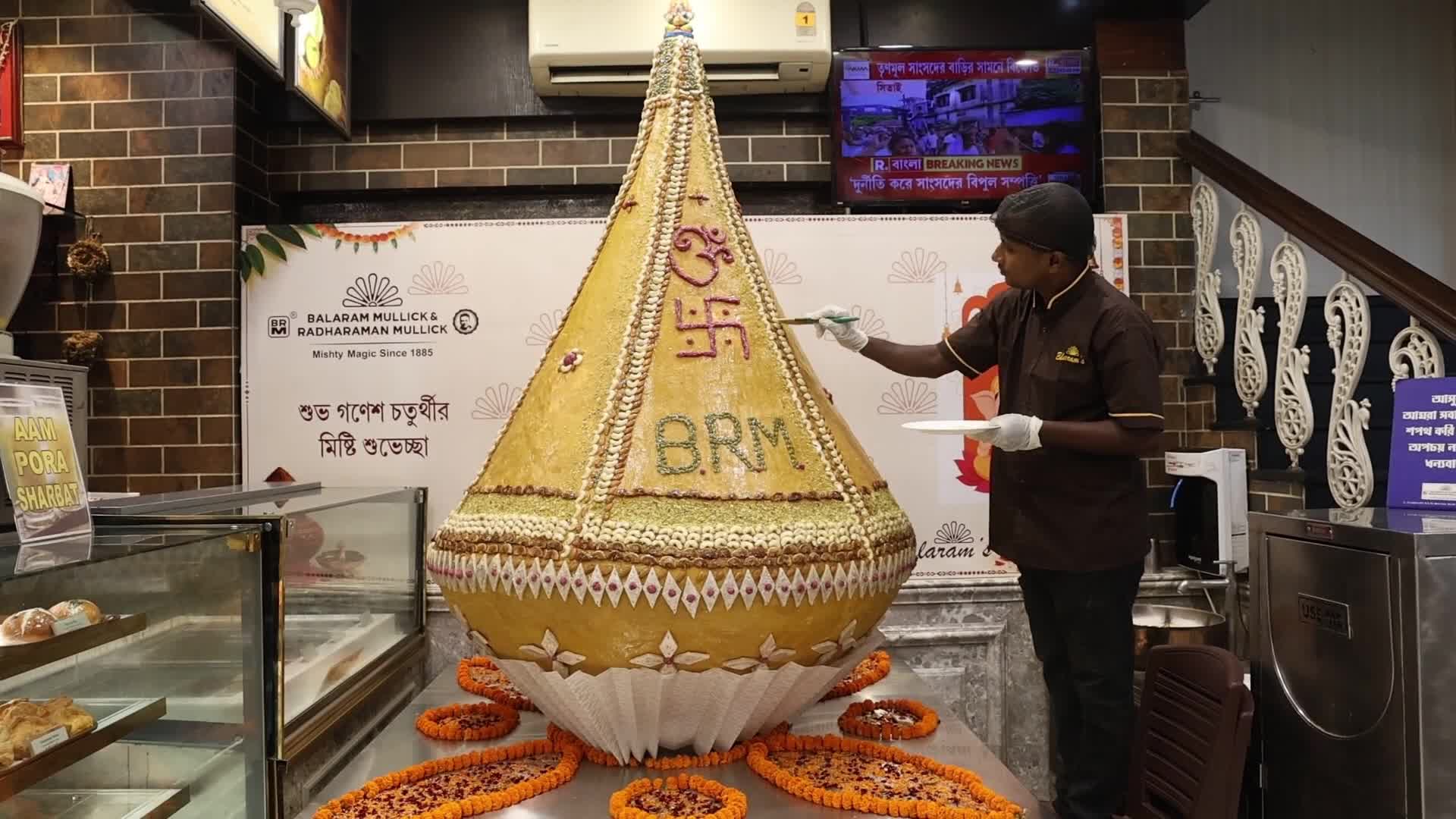 Modak Preparation For Ganesh Chaturthi Celebrations In Kolkata,India