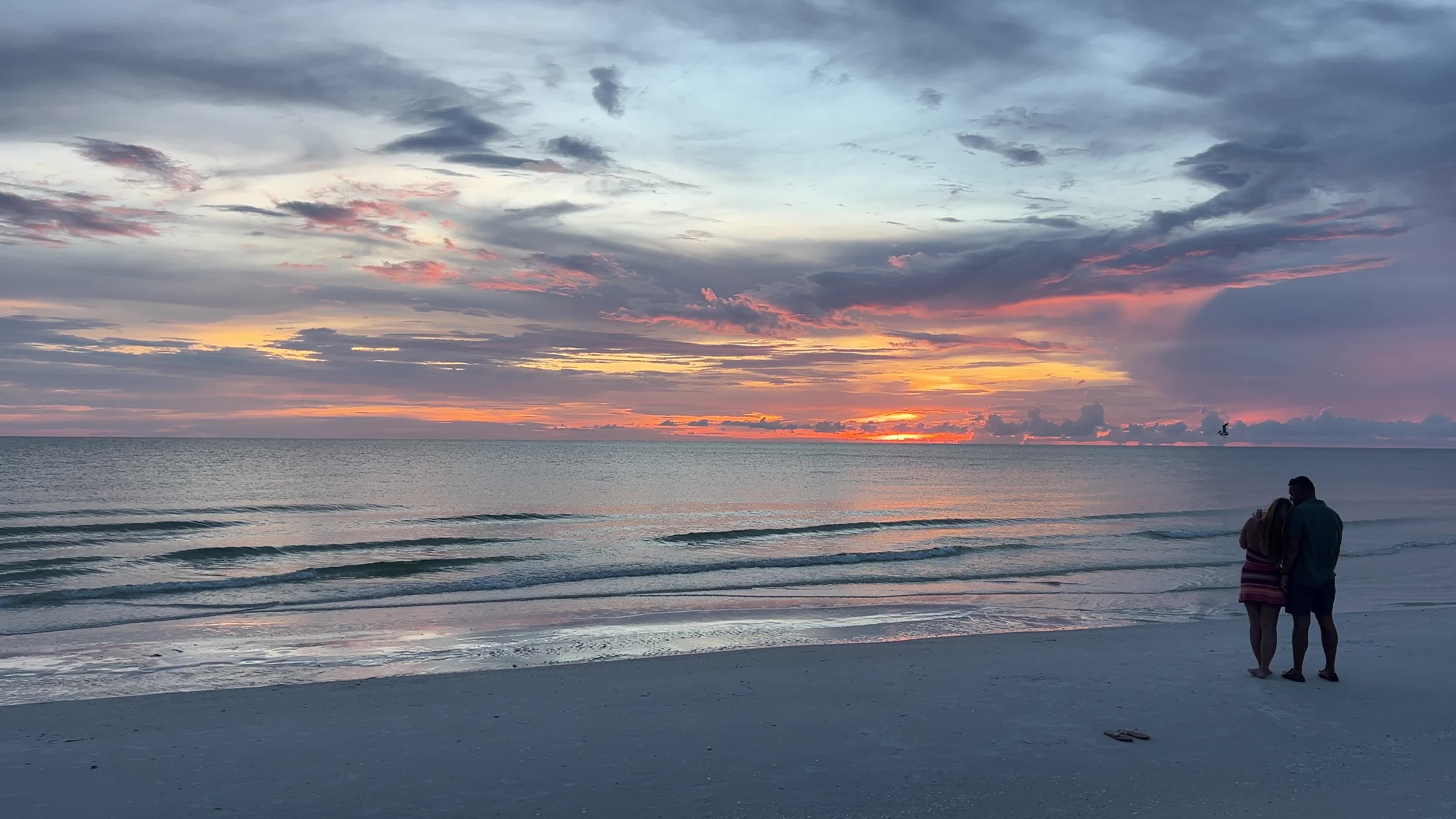 Sunset along Crescent Beach