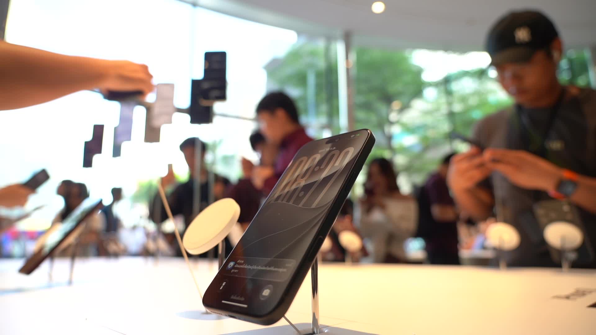 Apple launches new iPhone 18 in Thailand.