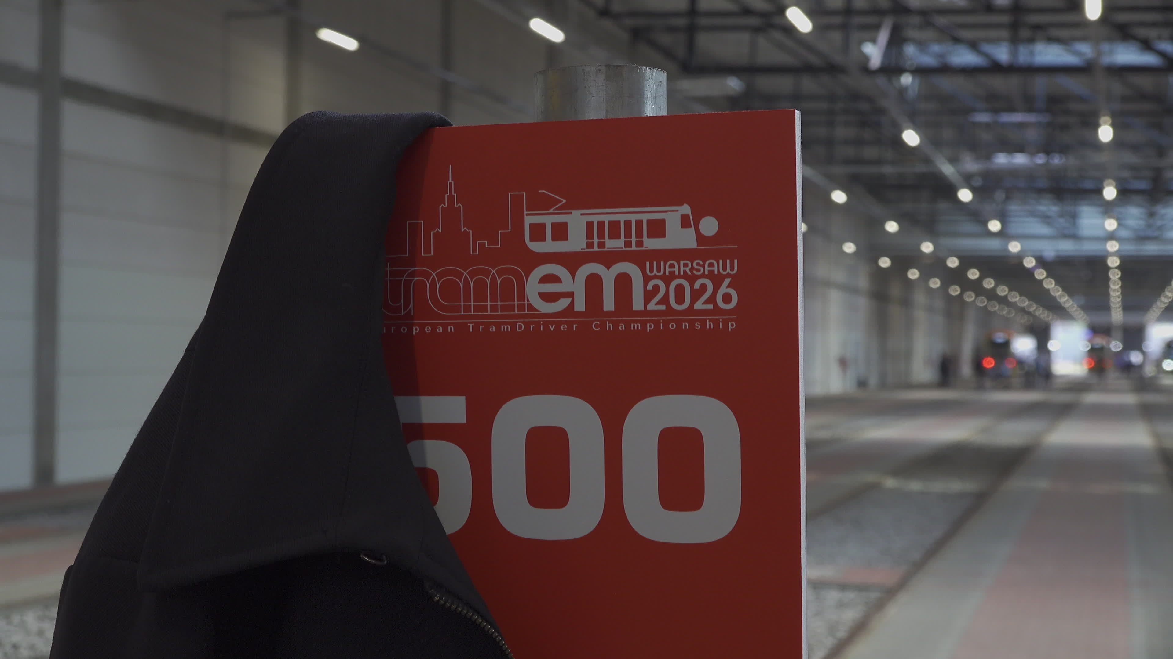 International teams practice for tram driving championships in Warsaw