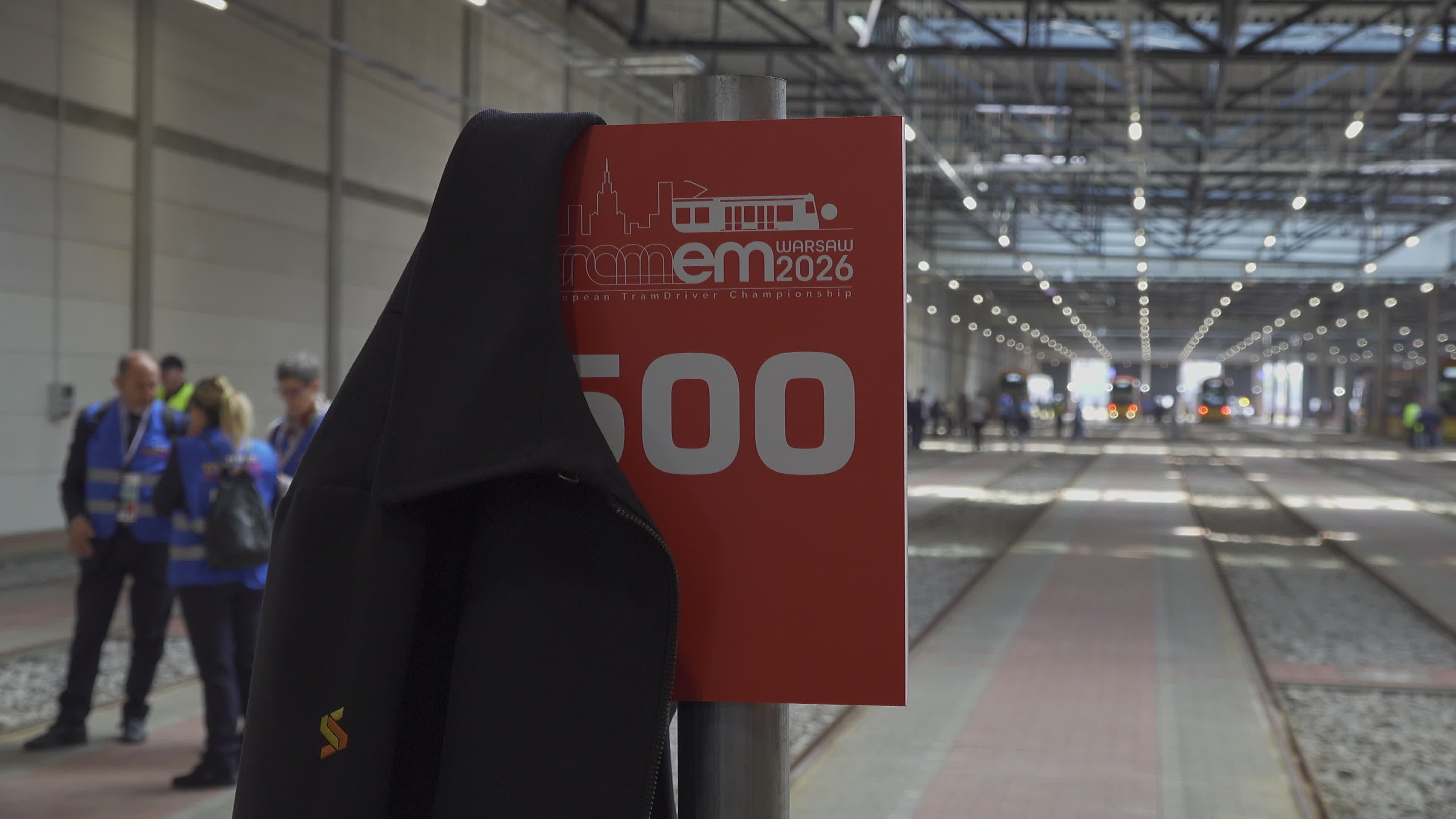International teams practice for tram driving championships in Warsaw