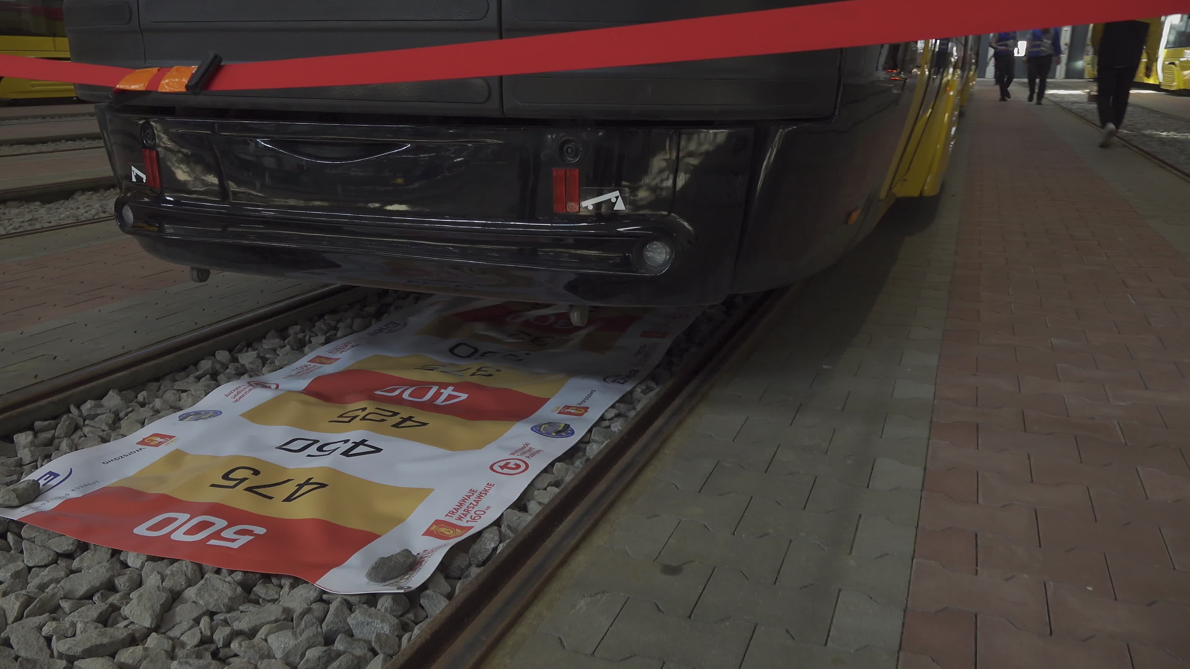 International teams practice for tram driving championships in Warsaw
