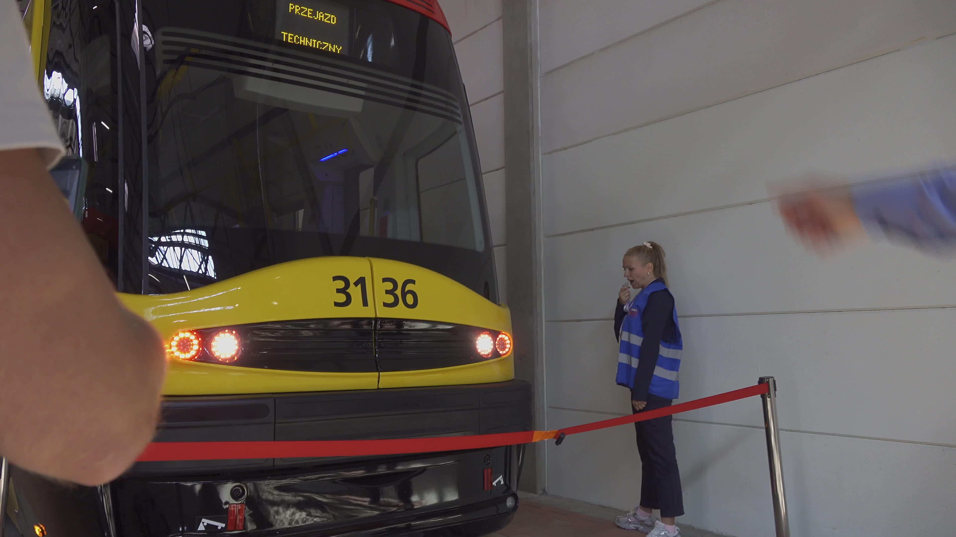 International teams practice for tram driving championships in Warsaw