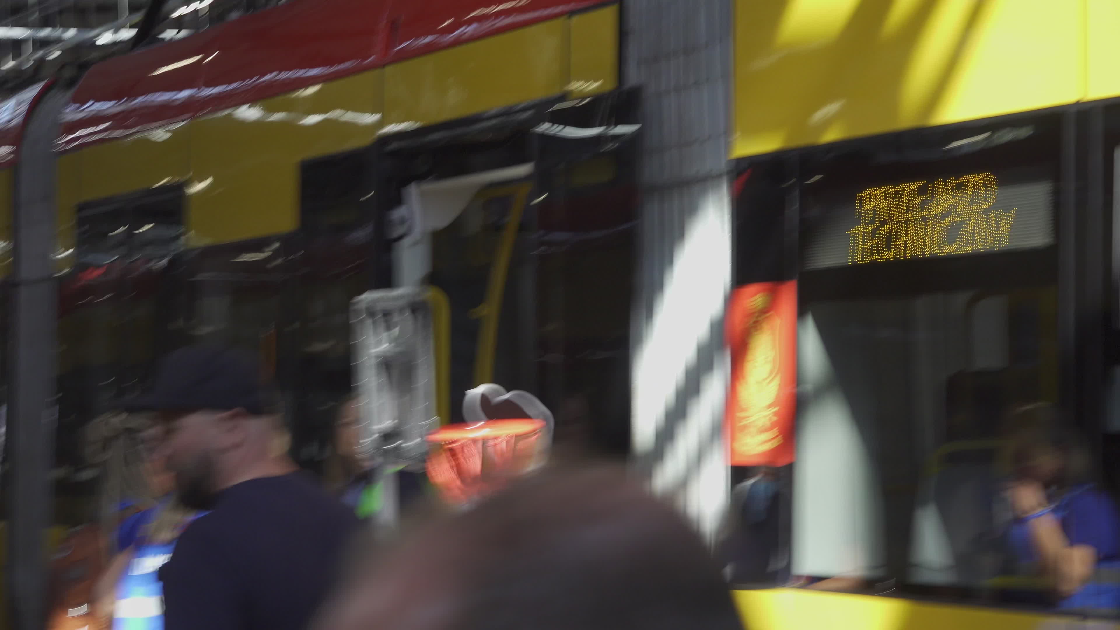 International teams practice for tram driving championships in Warsaw